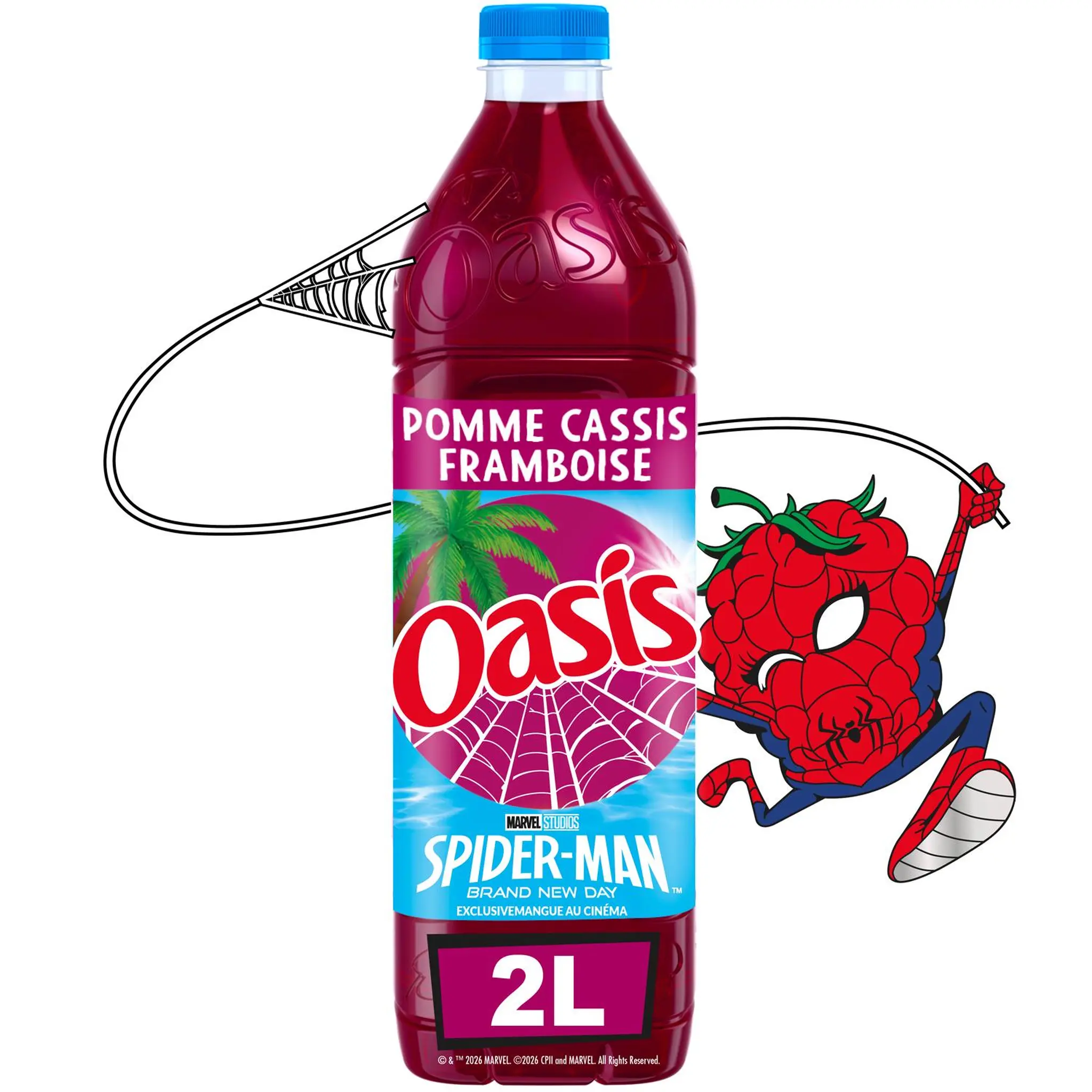 OASIS Boisson aux fruits saveur pomme cassis framboise