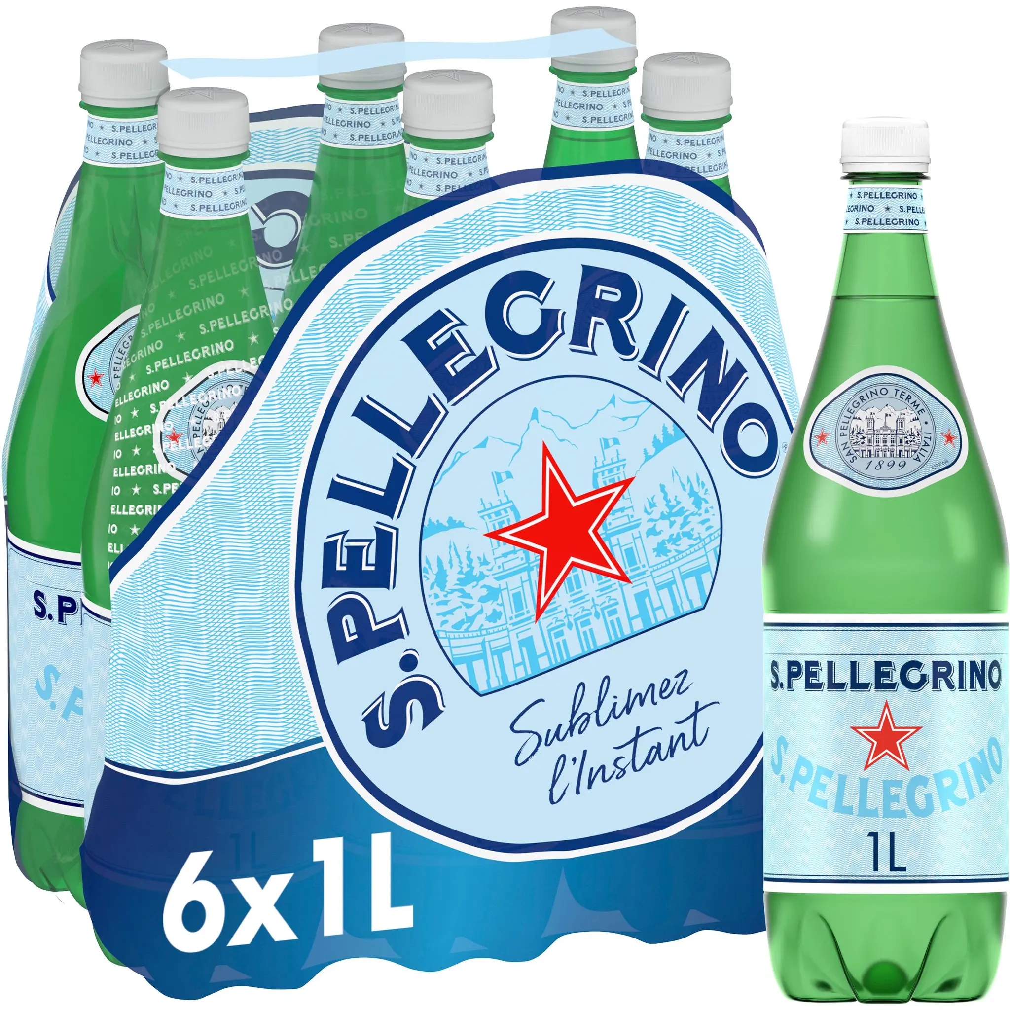 SAN PELLEGRINO Eau minérale naturelle gazeuse