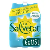 SALVETAT Eau gazeuse minérale naturelle pauvre en sodium