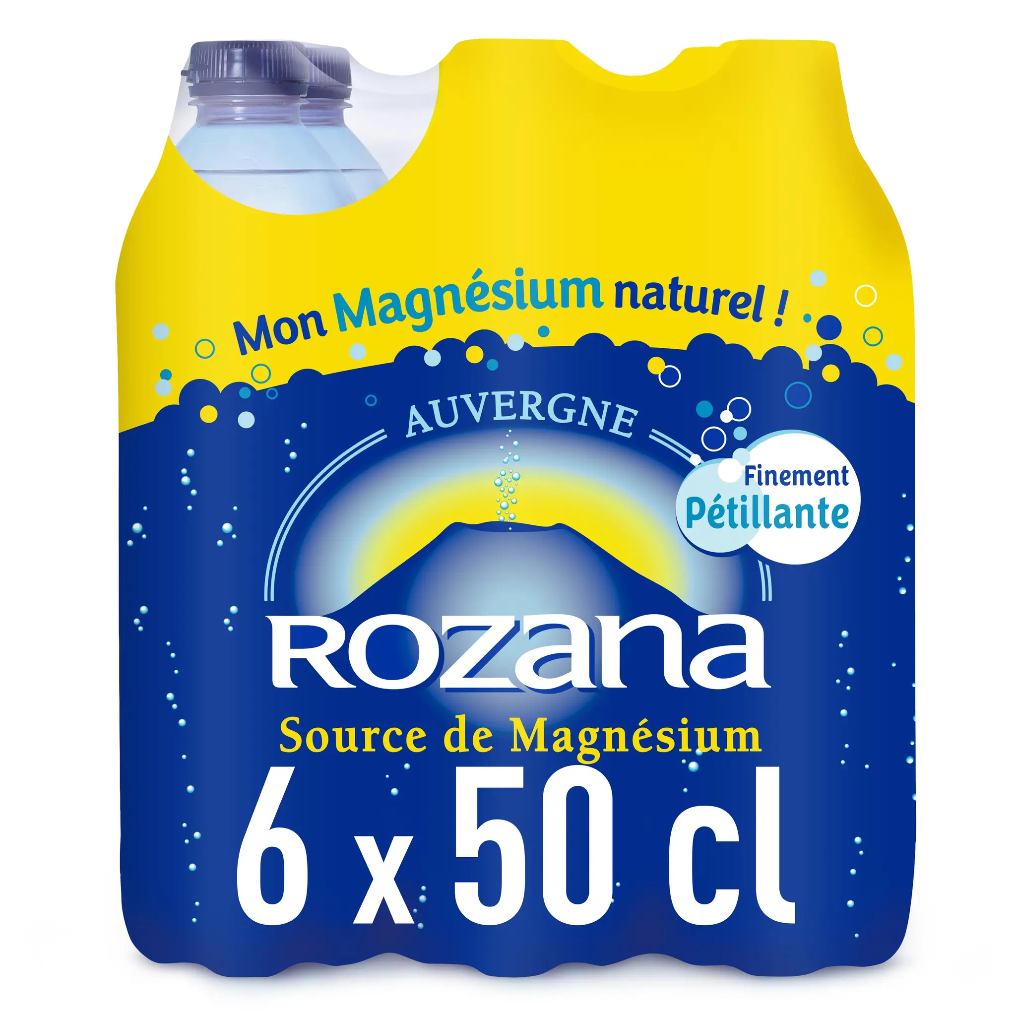ROZANA Eau minérale gazeuse en bouteille