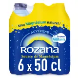 ROZANA Eau minérale gazeuse en bouteille