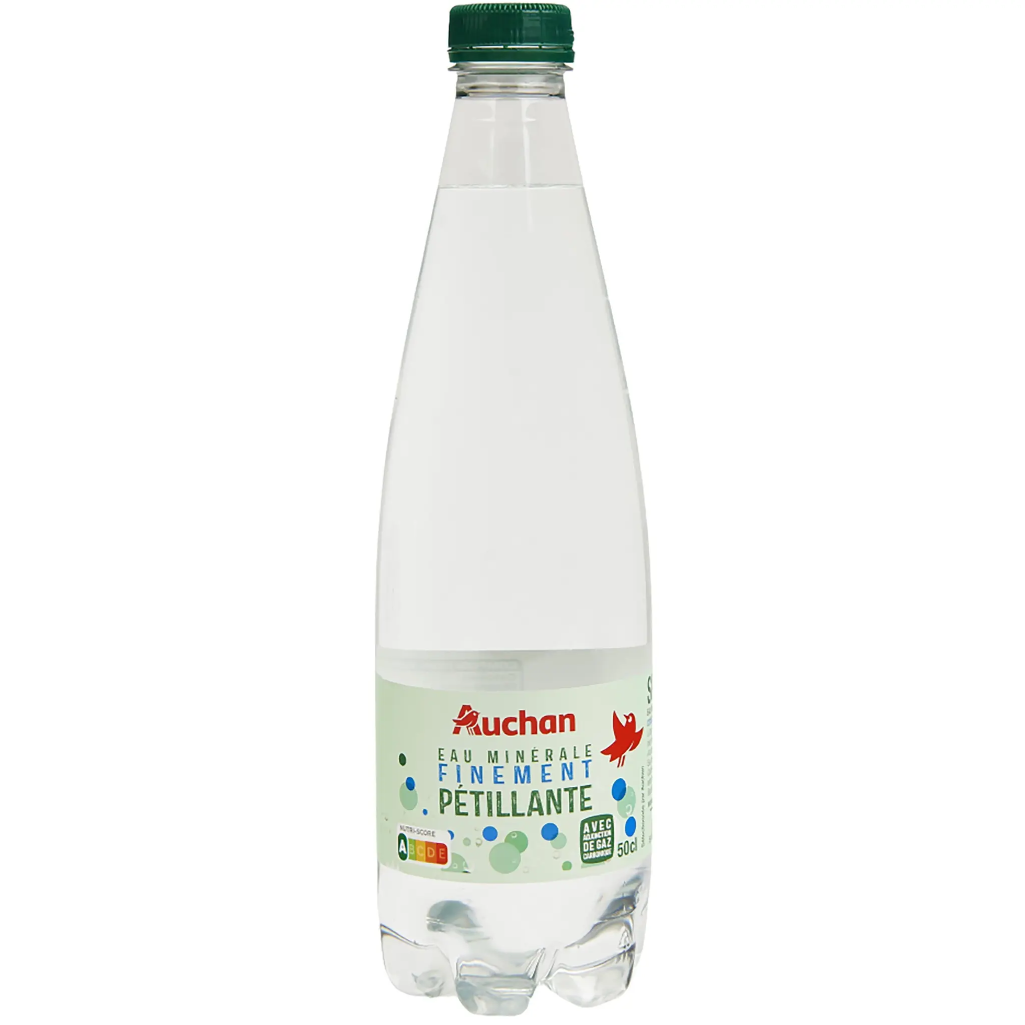 AUCHAN Eau gazeuse source perle