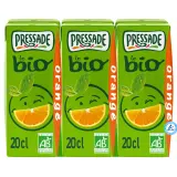 PRESSADE Nectar d'orange bio sans pulpe briquette