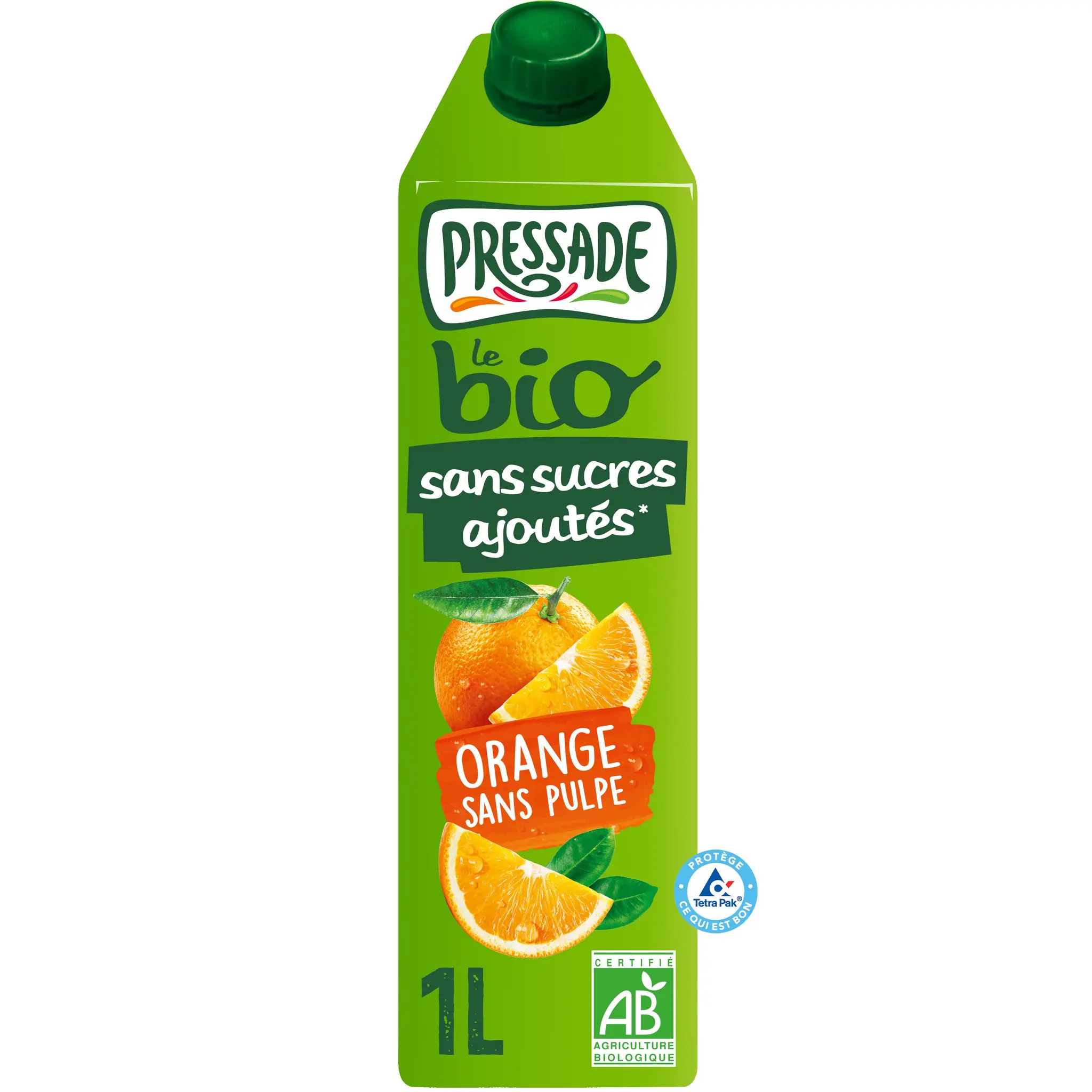 PRESSADE Jus d'orange sans pulpe bio