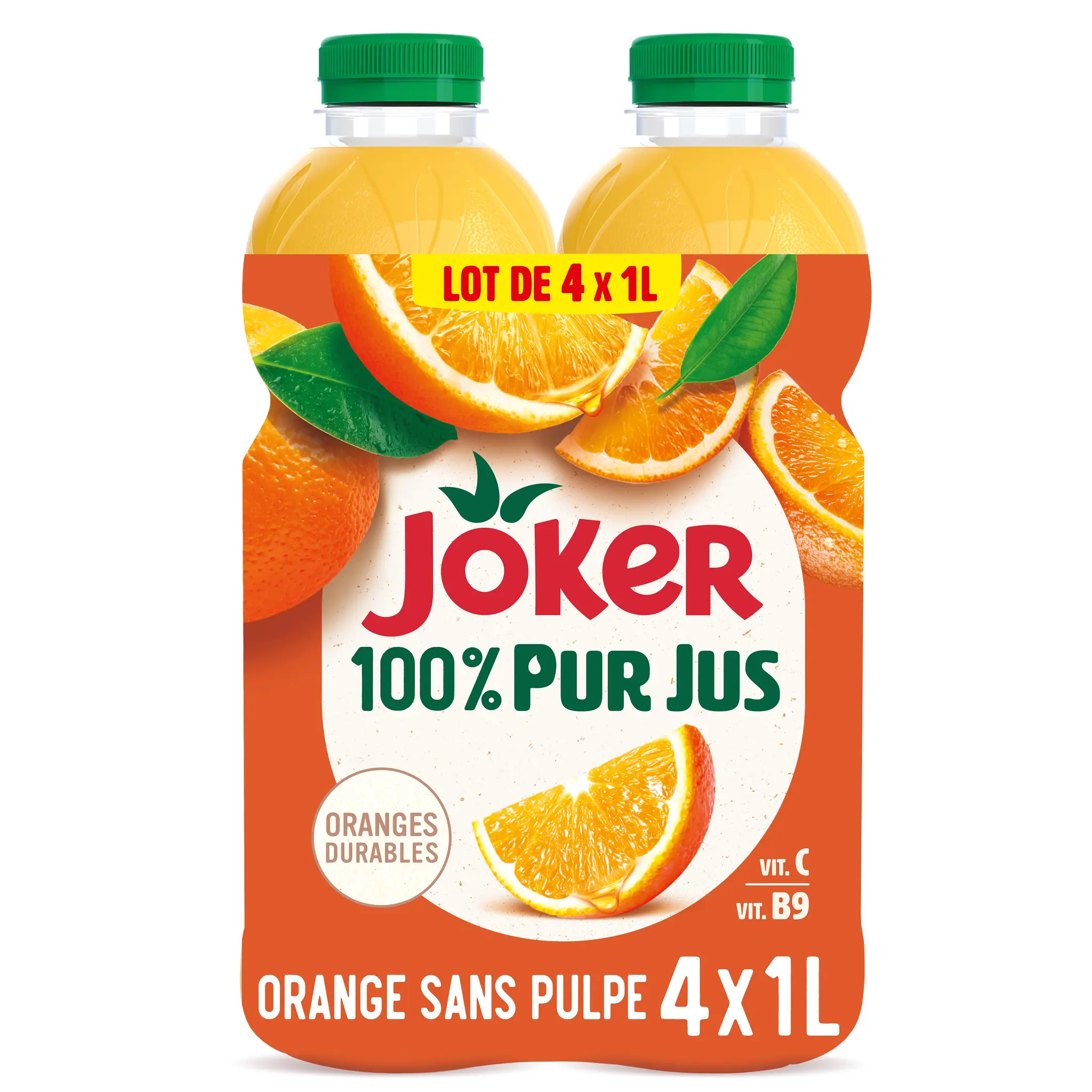 JOKER Le Pur Jus d'orange sans pulpe