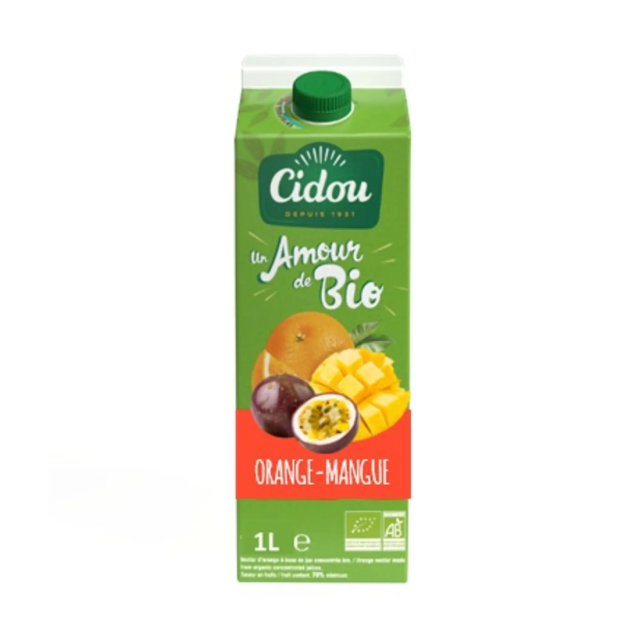 CIDOU Nectar d'orange et mangue bio