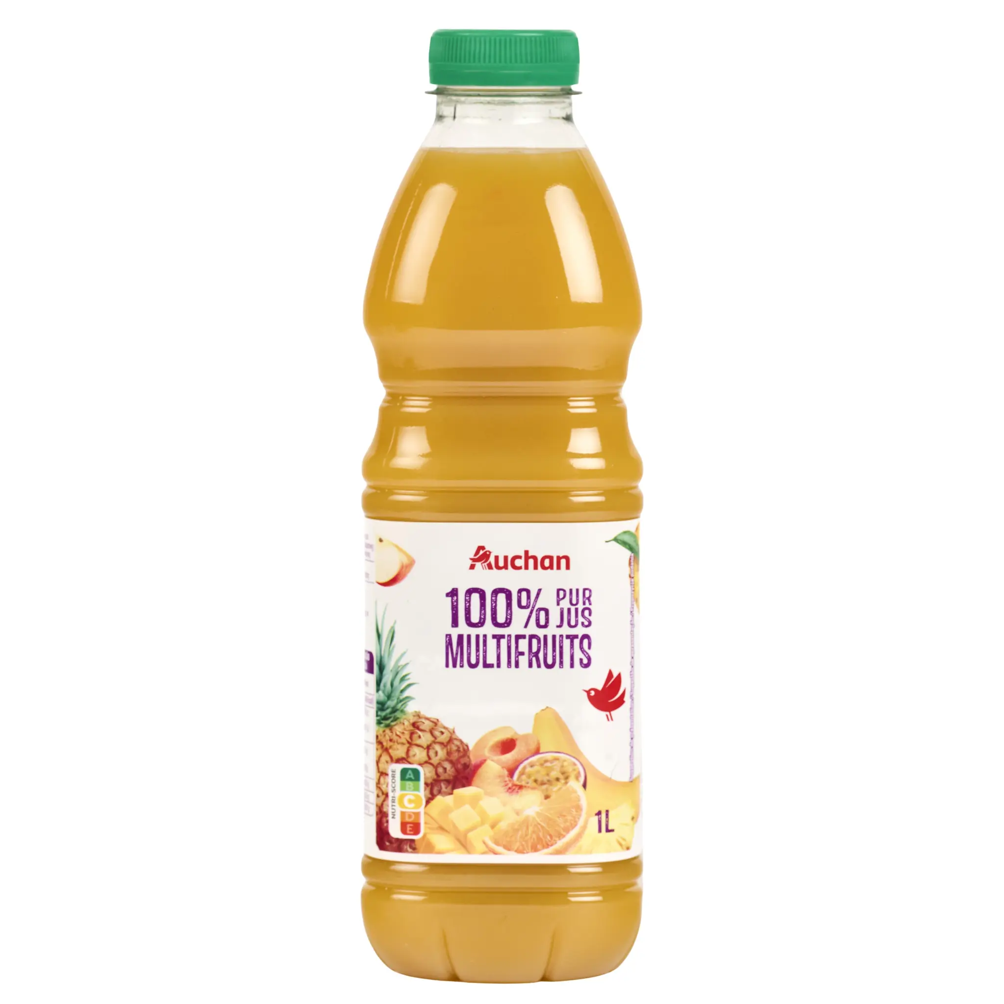 AUCHAN Pur jus multifruits