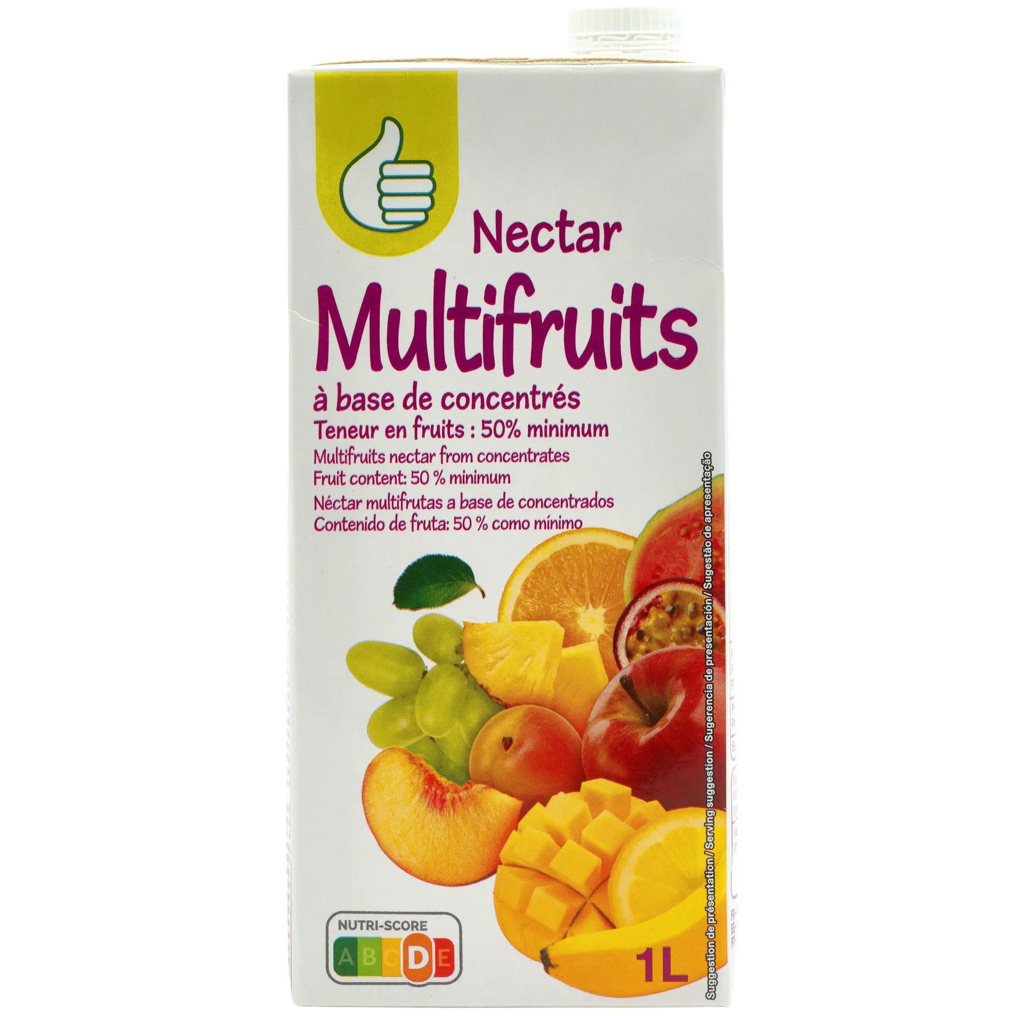 POUCE Nectar multifruits brique