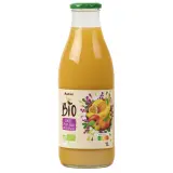 AUCHAN BIO Pur jus multifruits bouteille verre