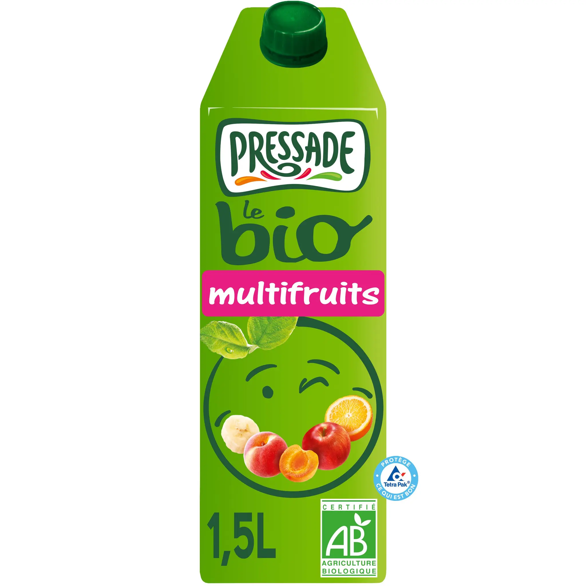 PRESSADE Nectar multifruits bio sans pulpe brique