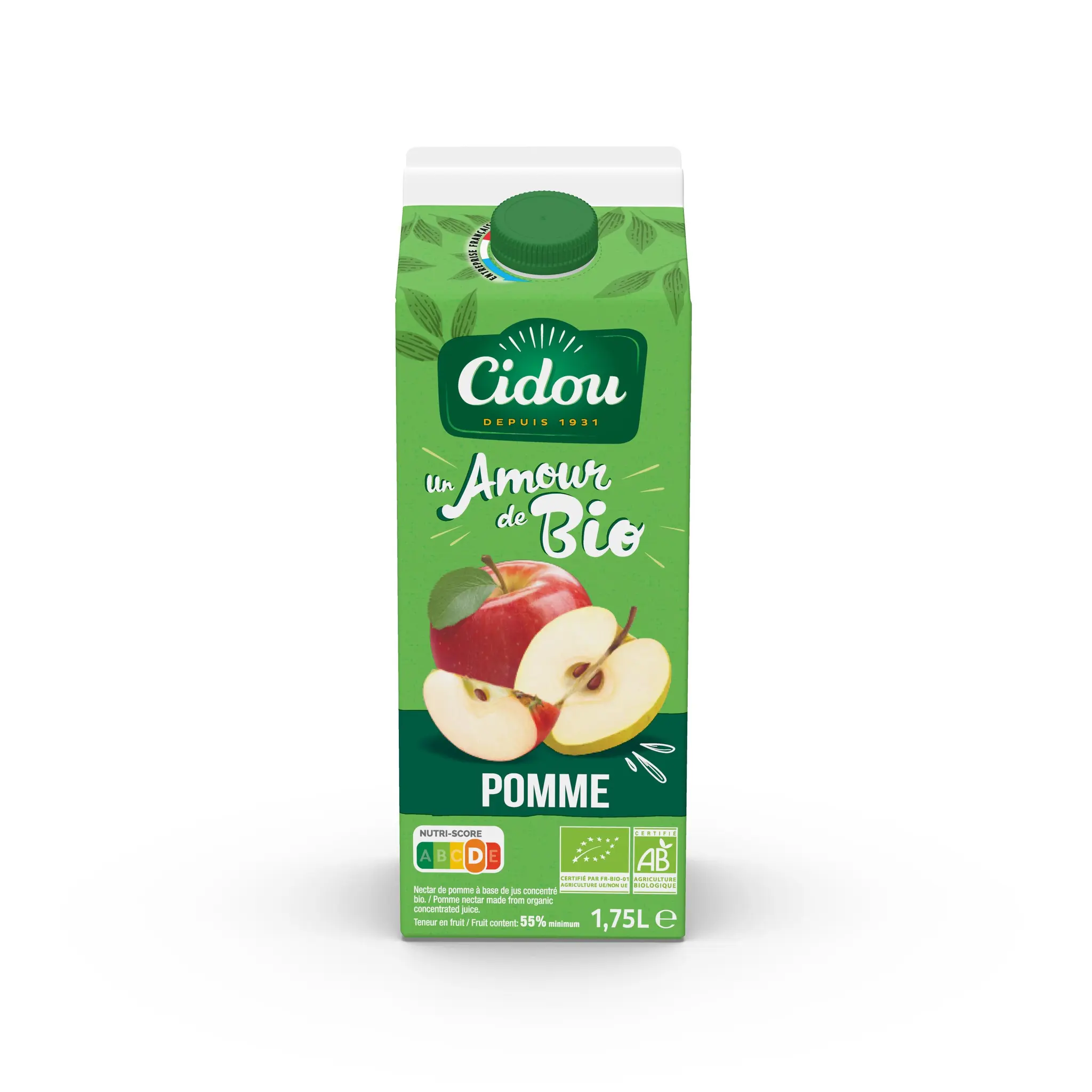 CIDOU Nectar de pomme bio