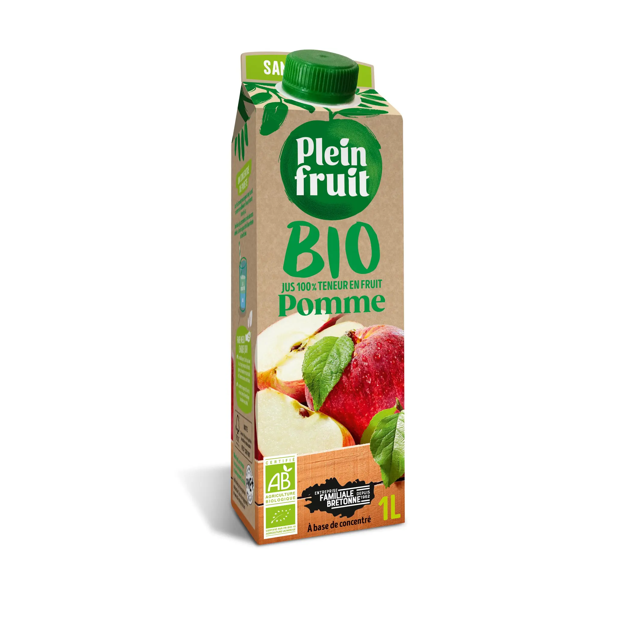 PLEIN FRUIT Jus de pomme bio