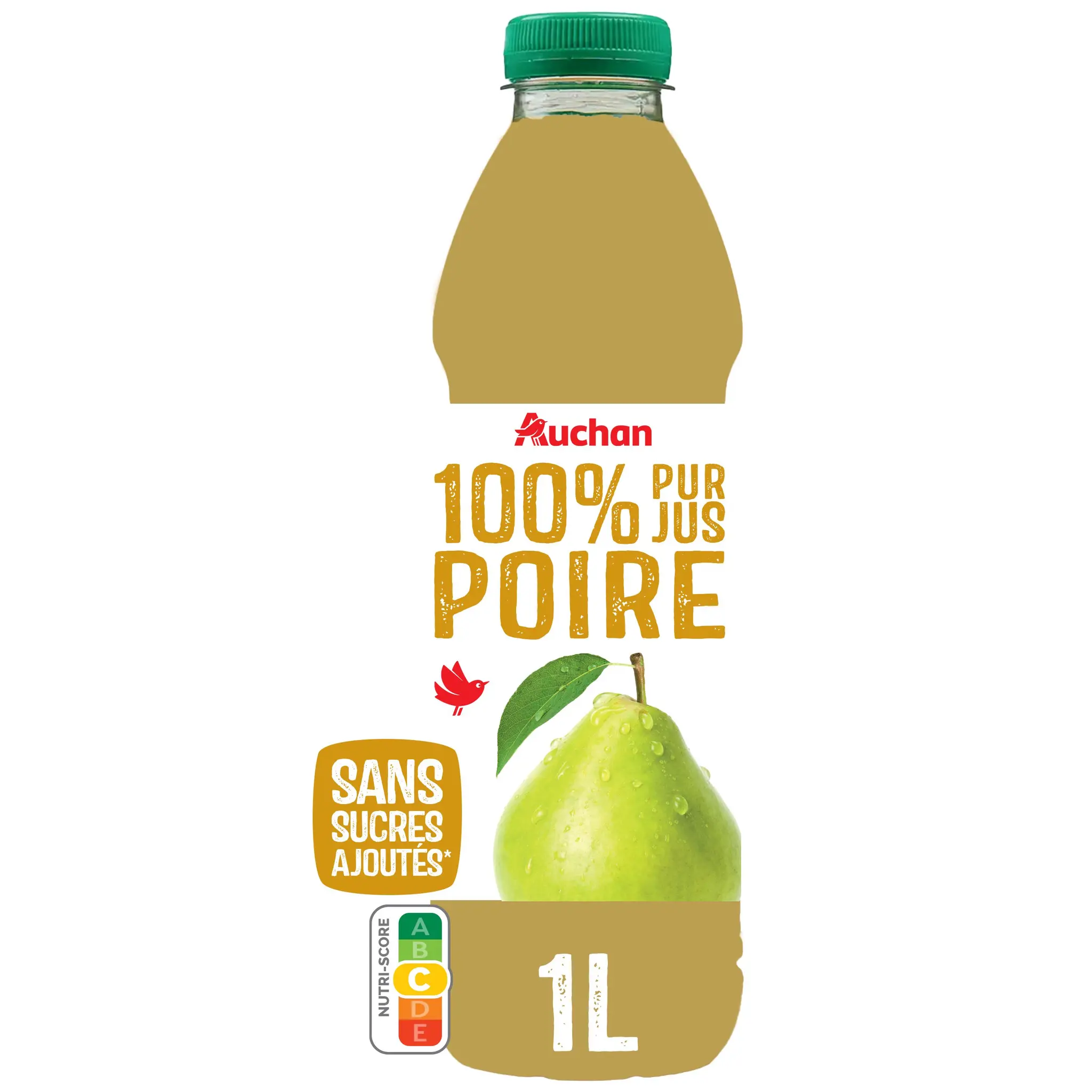 AUCHAN Pur jus de poire