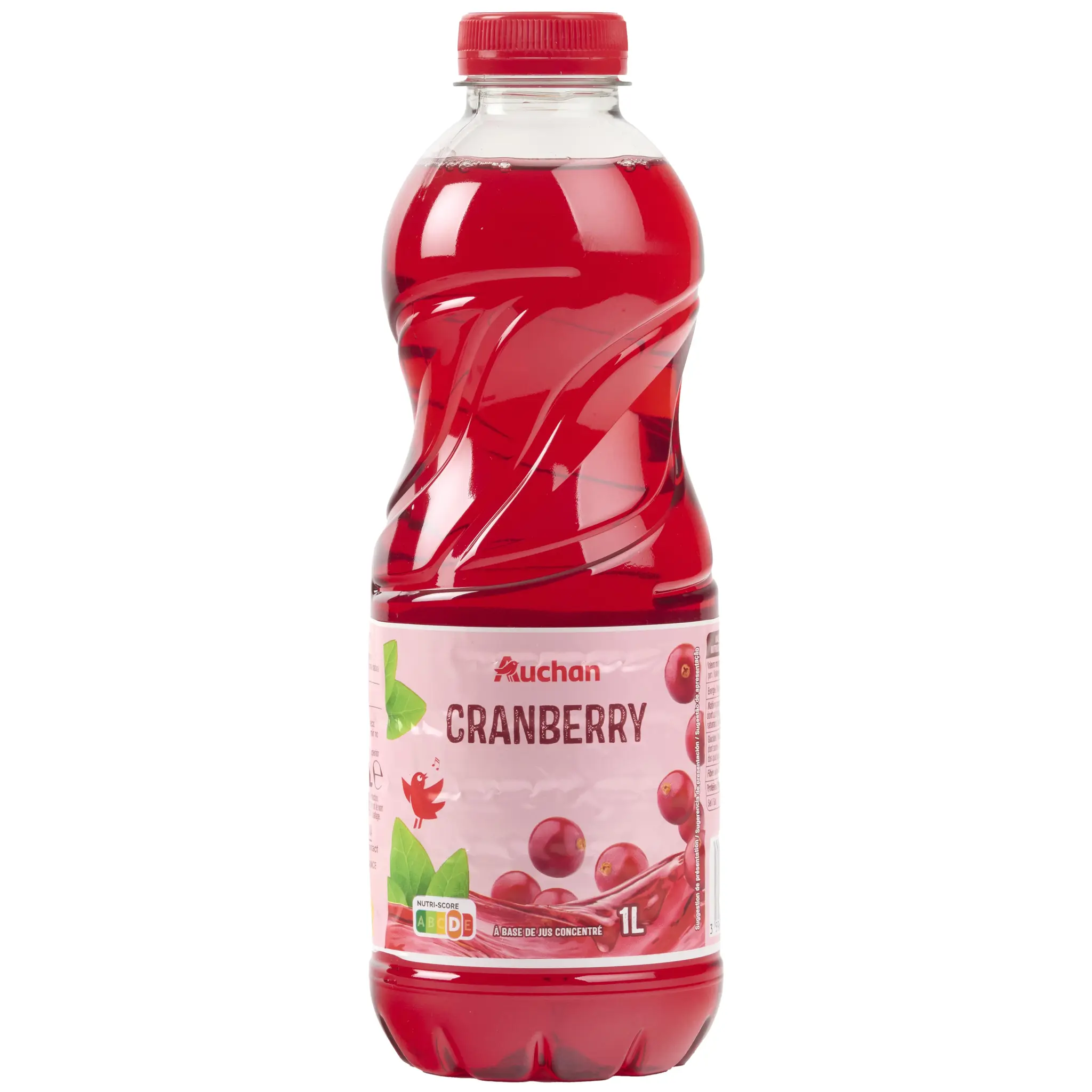 AUCHAN Boisson au jus de cranberry