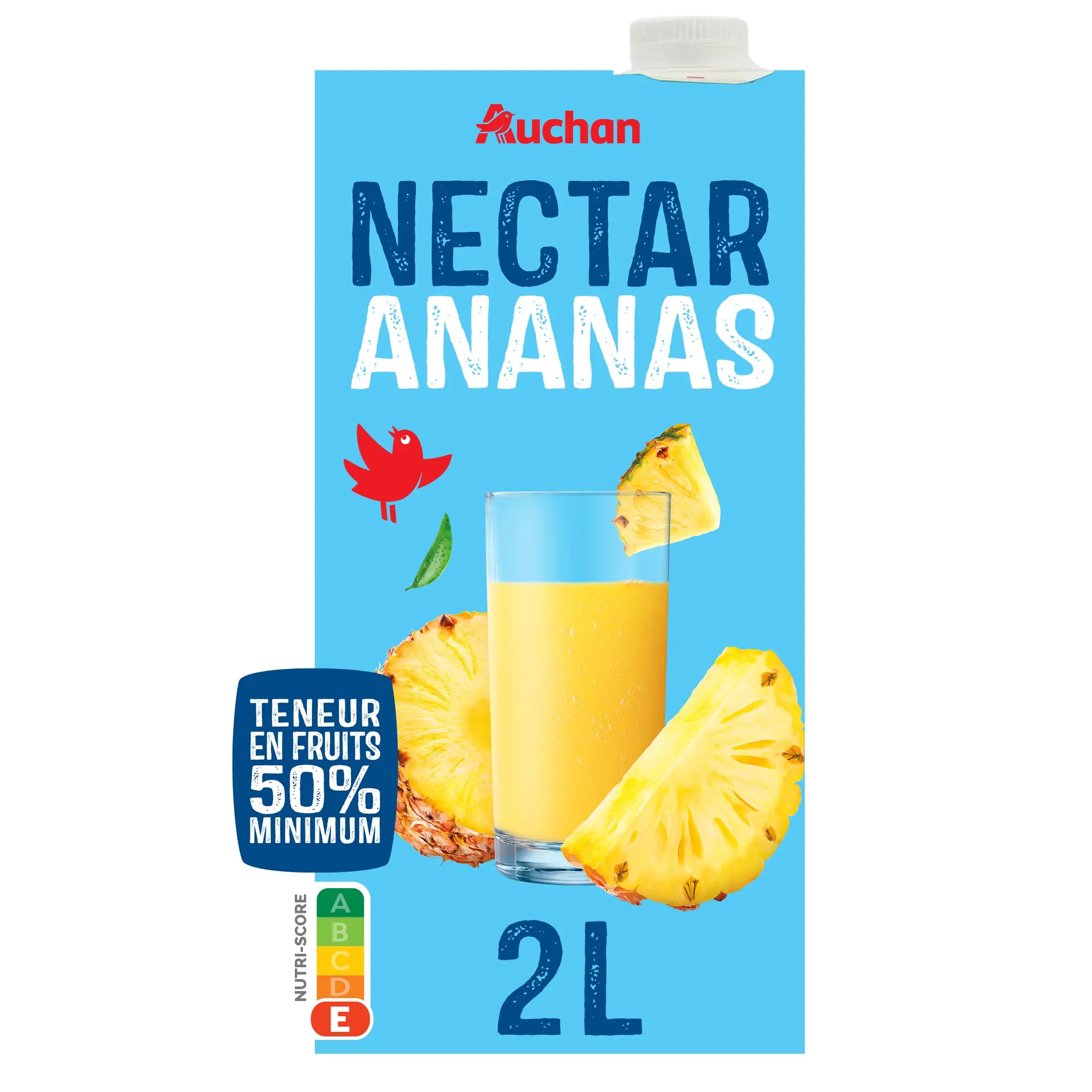 AUCHAN Nectar d'ananas