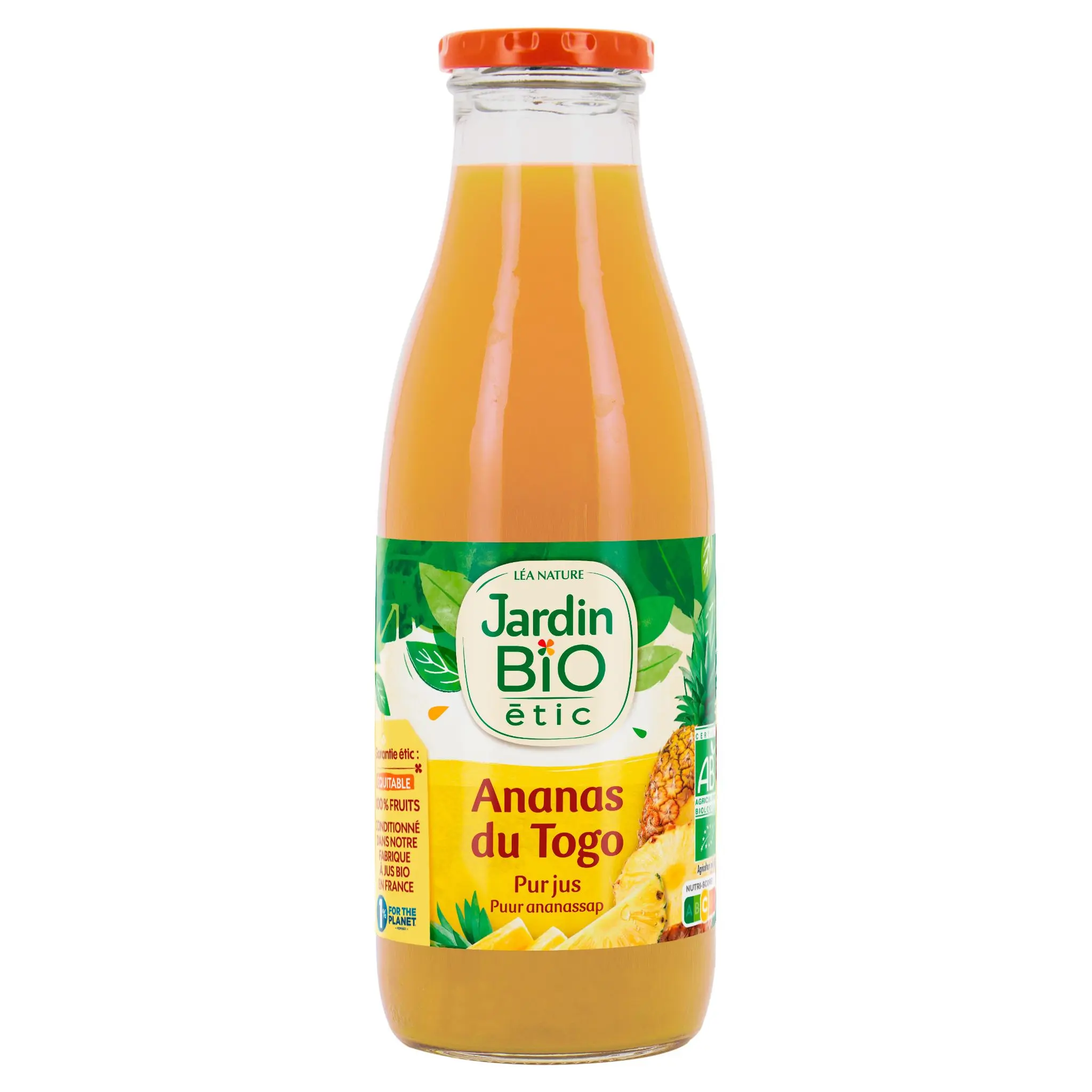 JARDIN BIO ETIC Pur jus d'ananas du Togo