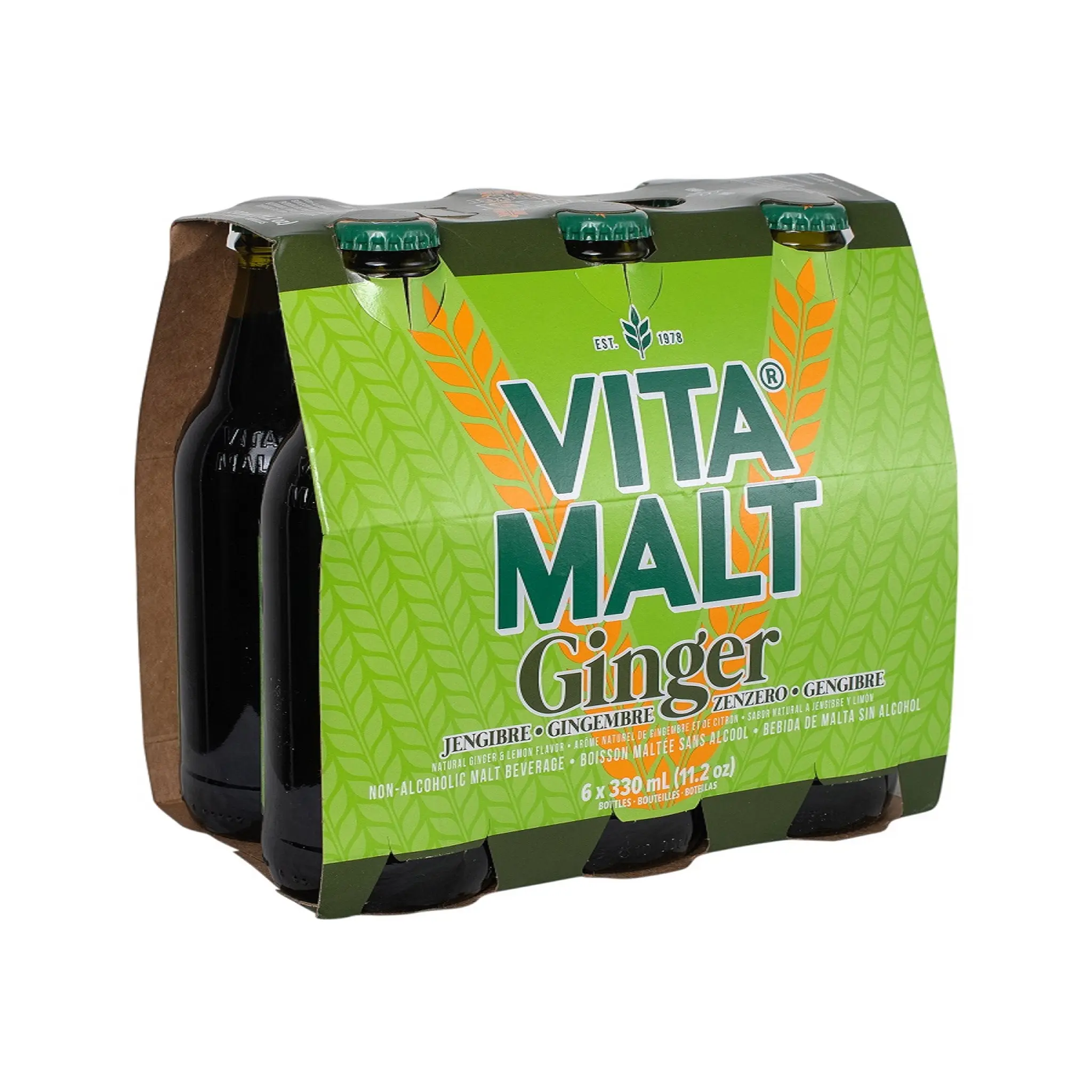 VITAMALT Boissons maltées sans alcool au gingembre