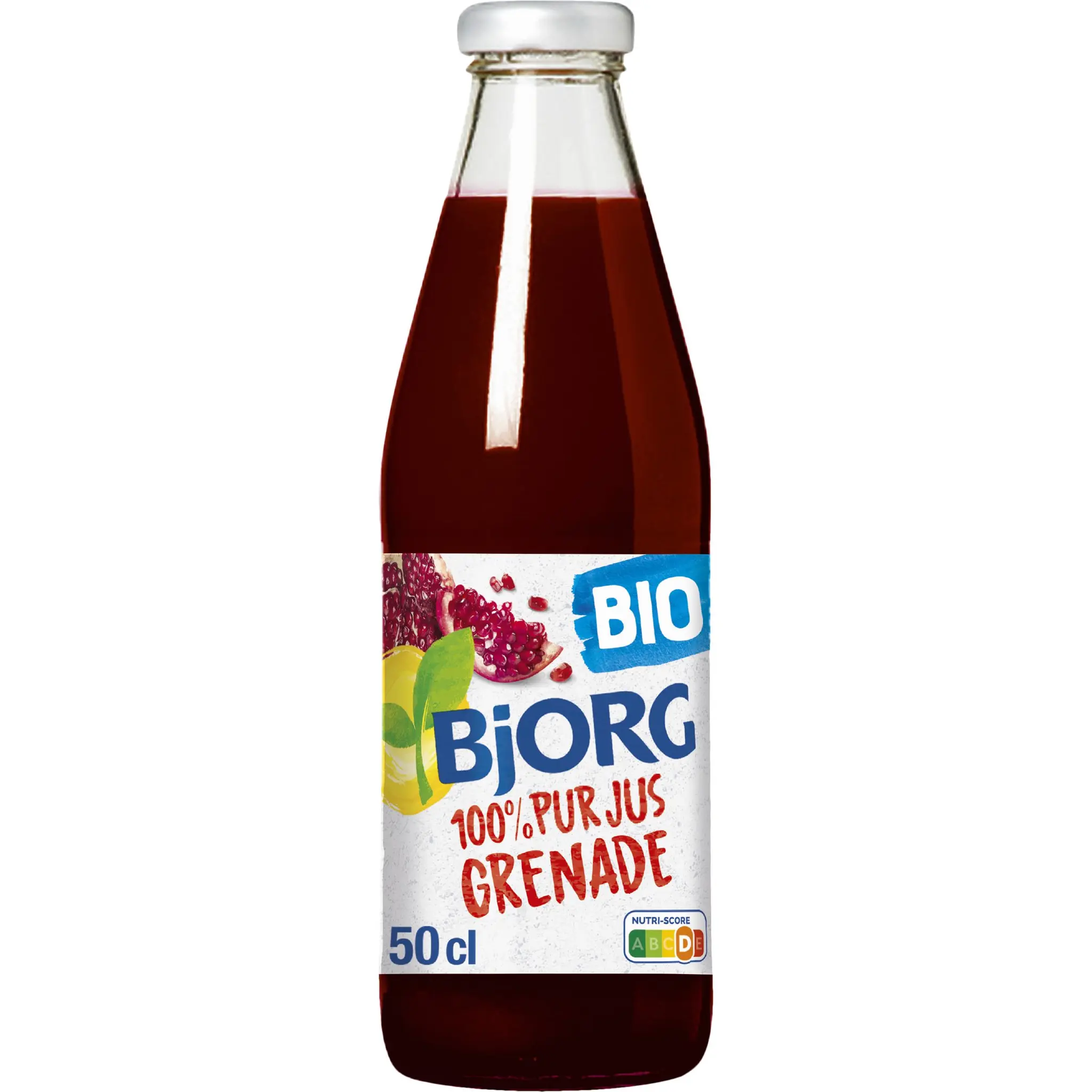 BJORG Pur jus de grenade bio sans sucres ajoutés