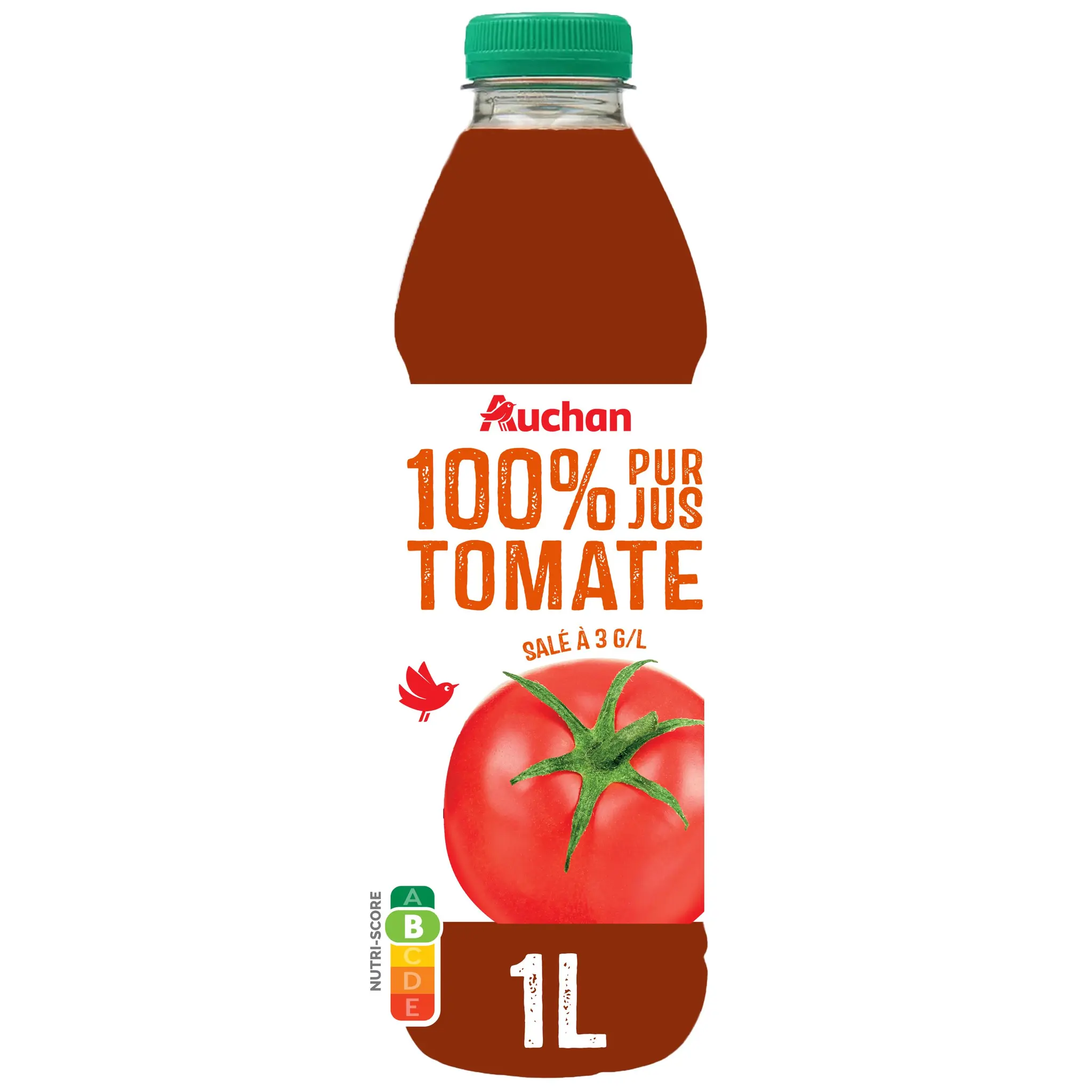 AUCHAN Pur jus de tomate