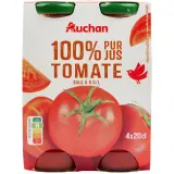 AUCHAN Pur jus de tomate bouteilles
