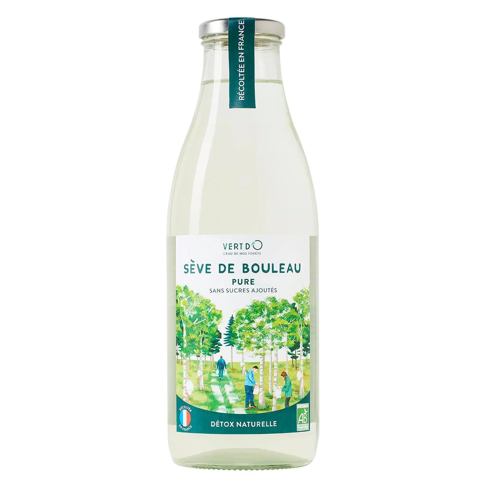 VERT D'O Sève de bouleau pure sans sucre ajoutés bio