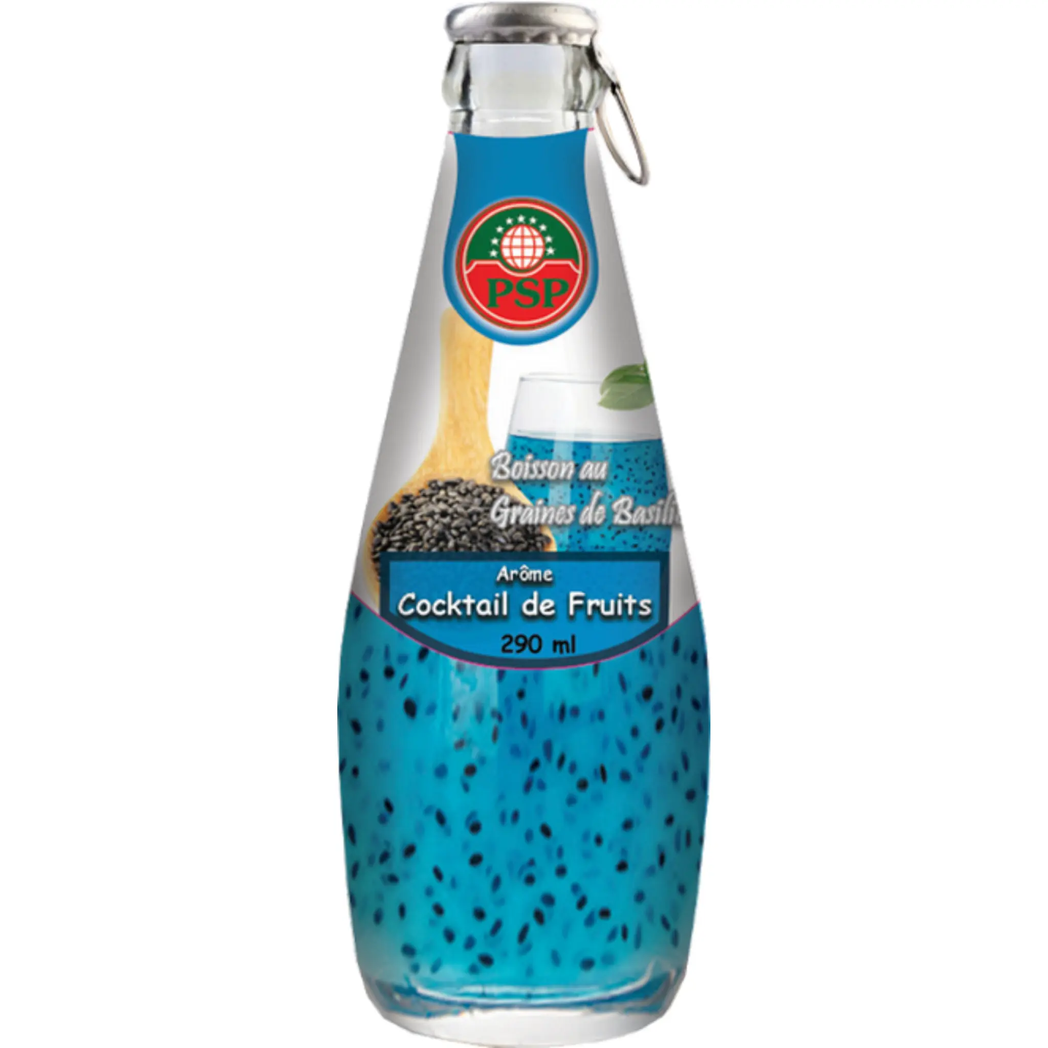 PSP Boisson aux graines de basilic arôme cocktail de fruits