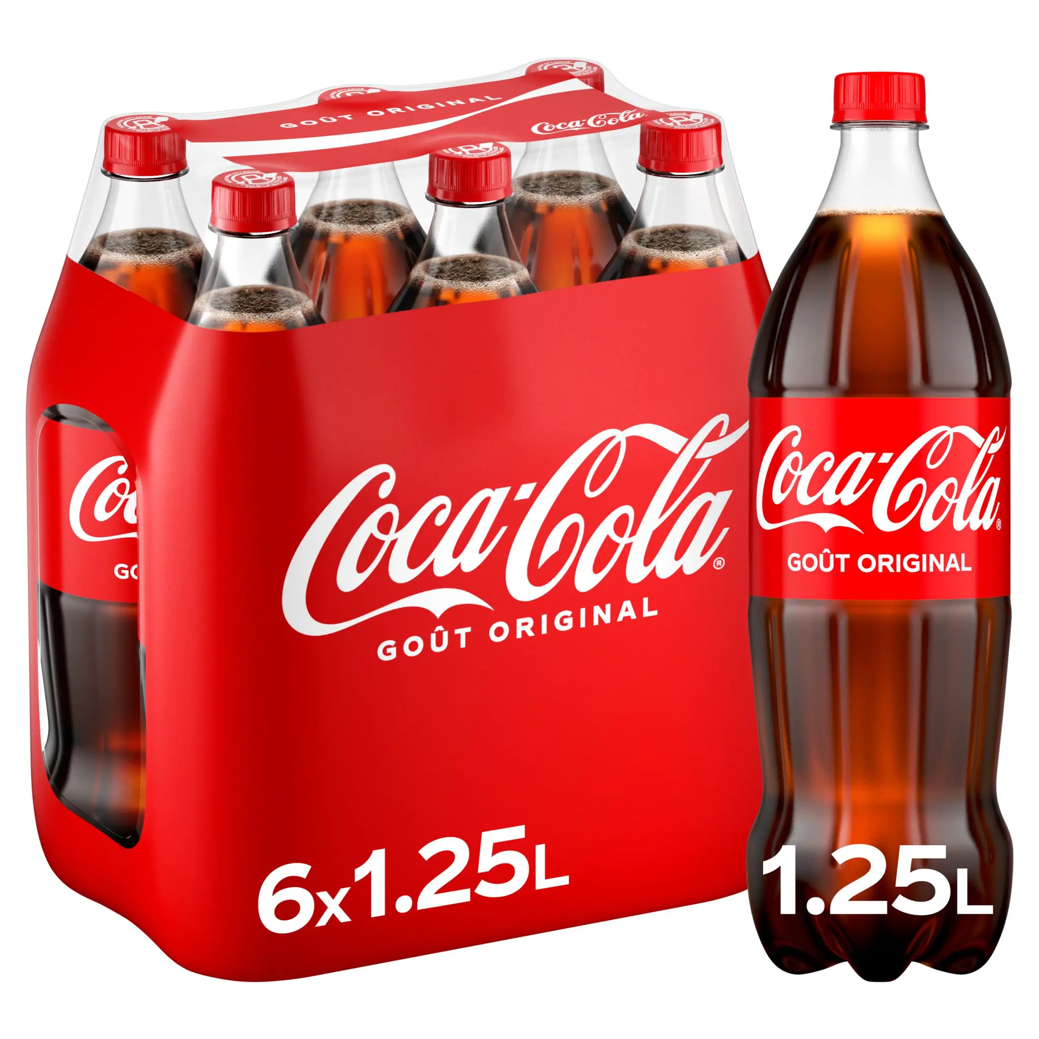 COCA-COLA Boisson gazeuse aux extraits végétaux goût original