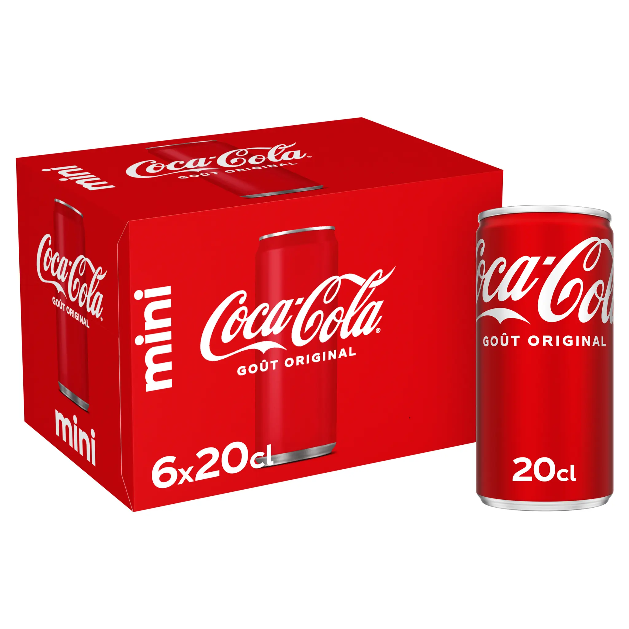 COCA-COLA Boisson gazeuse aux extraits végétaux boîtes