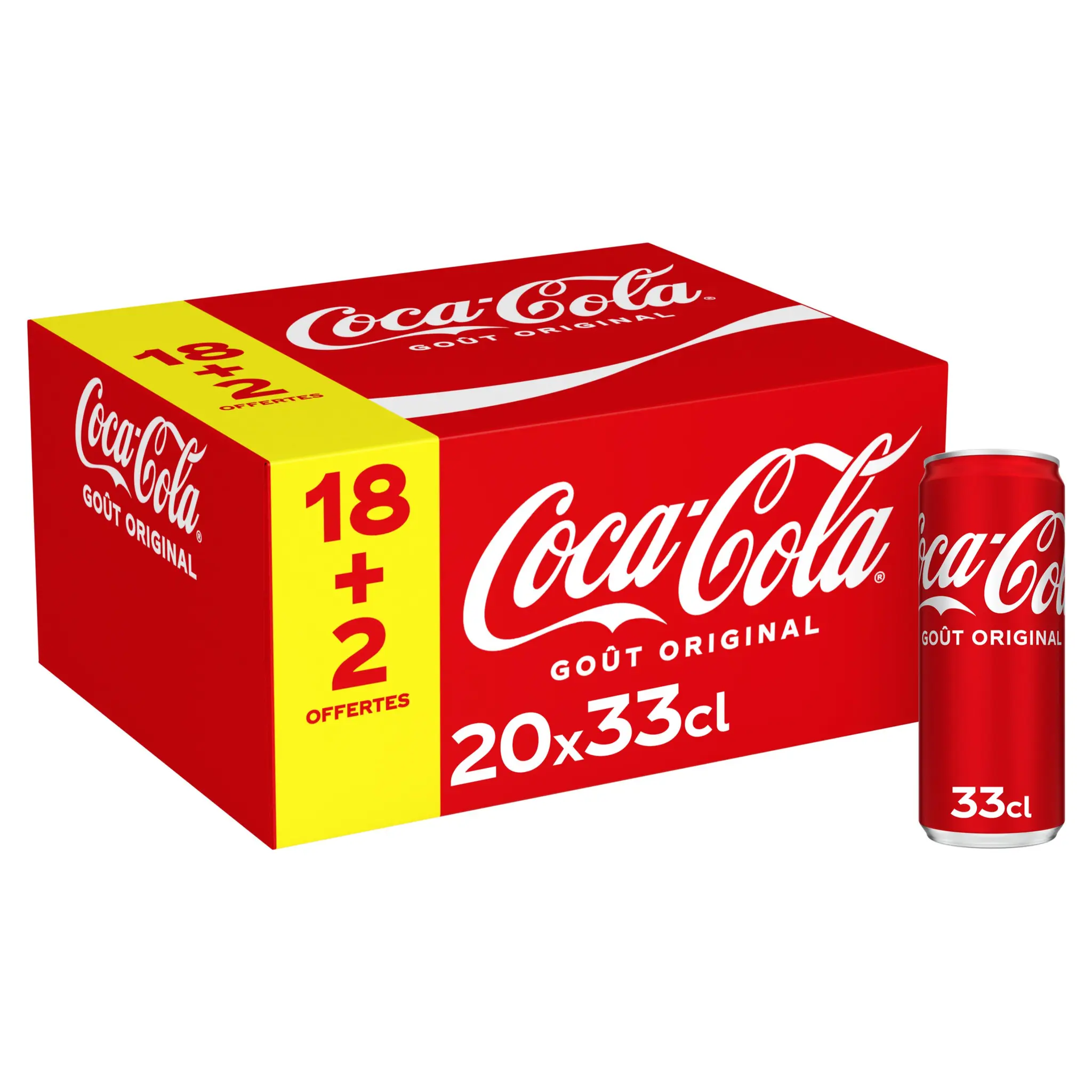 COCA-COLA Boisson gazeuse aux extraits végétaux boîtes