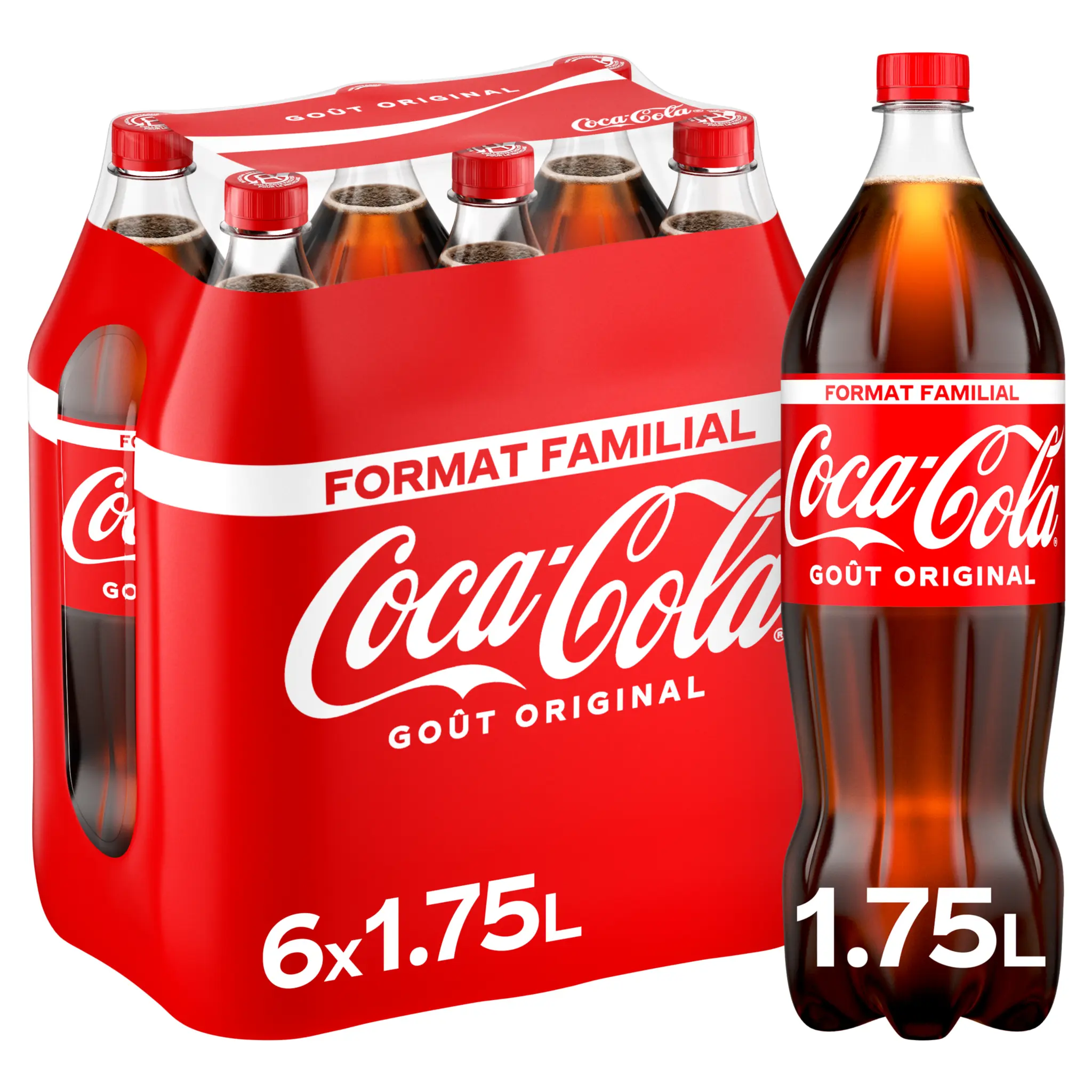 COCA-COLA Boisson gazeuse aux extraits végétaux goût original