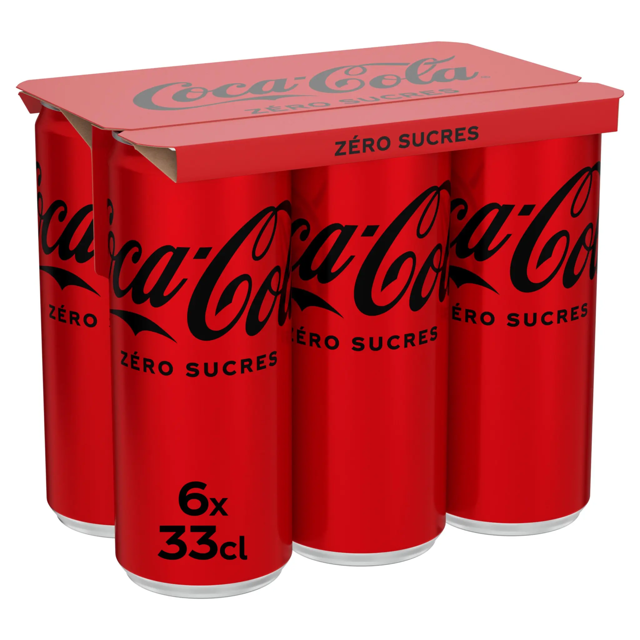 COCA-COLA Boisson gazeuse aux extraits végétaux sans sucres boîtes