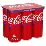 COCA-COLA Boisson gazeuse aux extraits végétaux arôme cerise boîtes