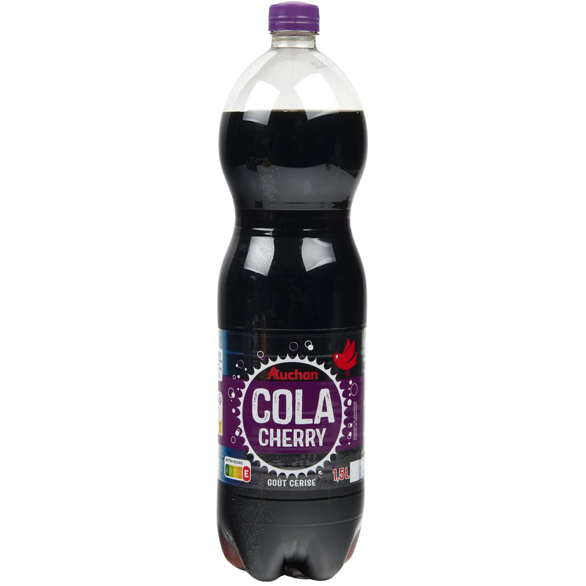 AUCHAN Boisson gazeuse Planet cola saveur cerise