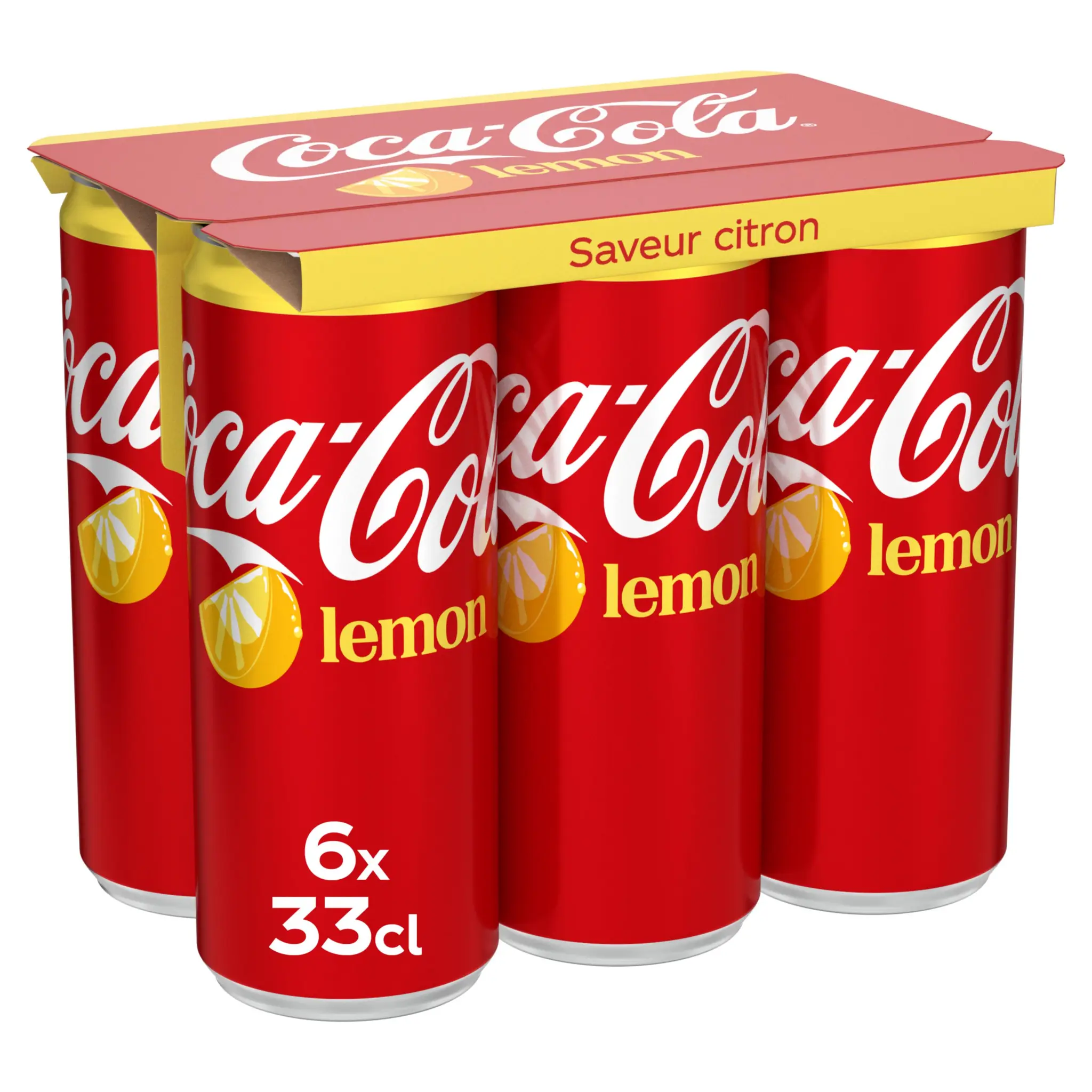 COCA-COLA Boisson gazeuse aux extraits végétaux arome citron boîtes