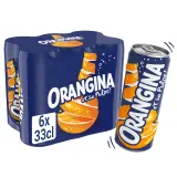 ORANGINA Boisson gazeuse à l'orange boîtes