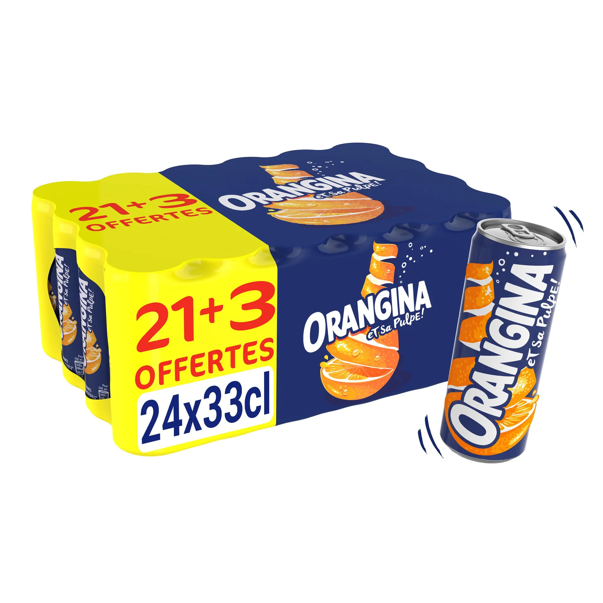 ORANGINA Boisson gazeuse à l'orange boîtes