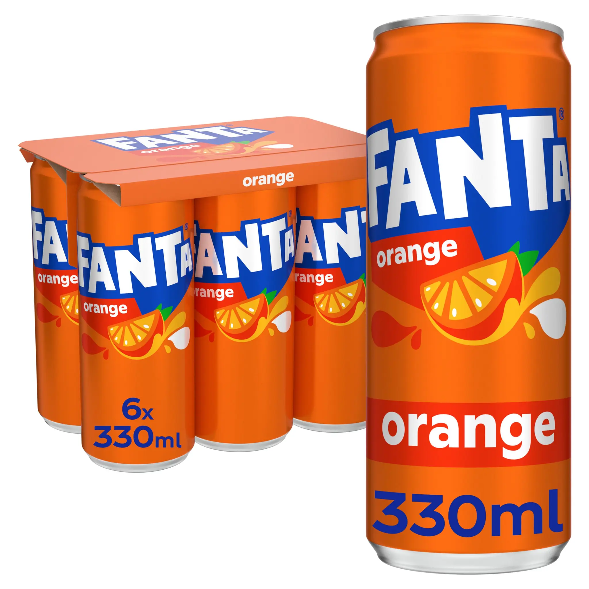 FANTA Boisson gazeuse aromatisée orange boîtes