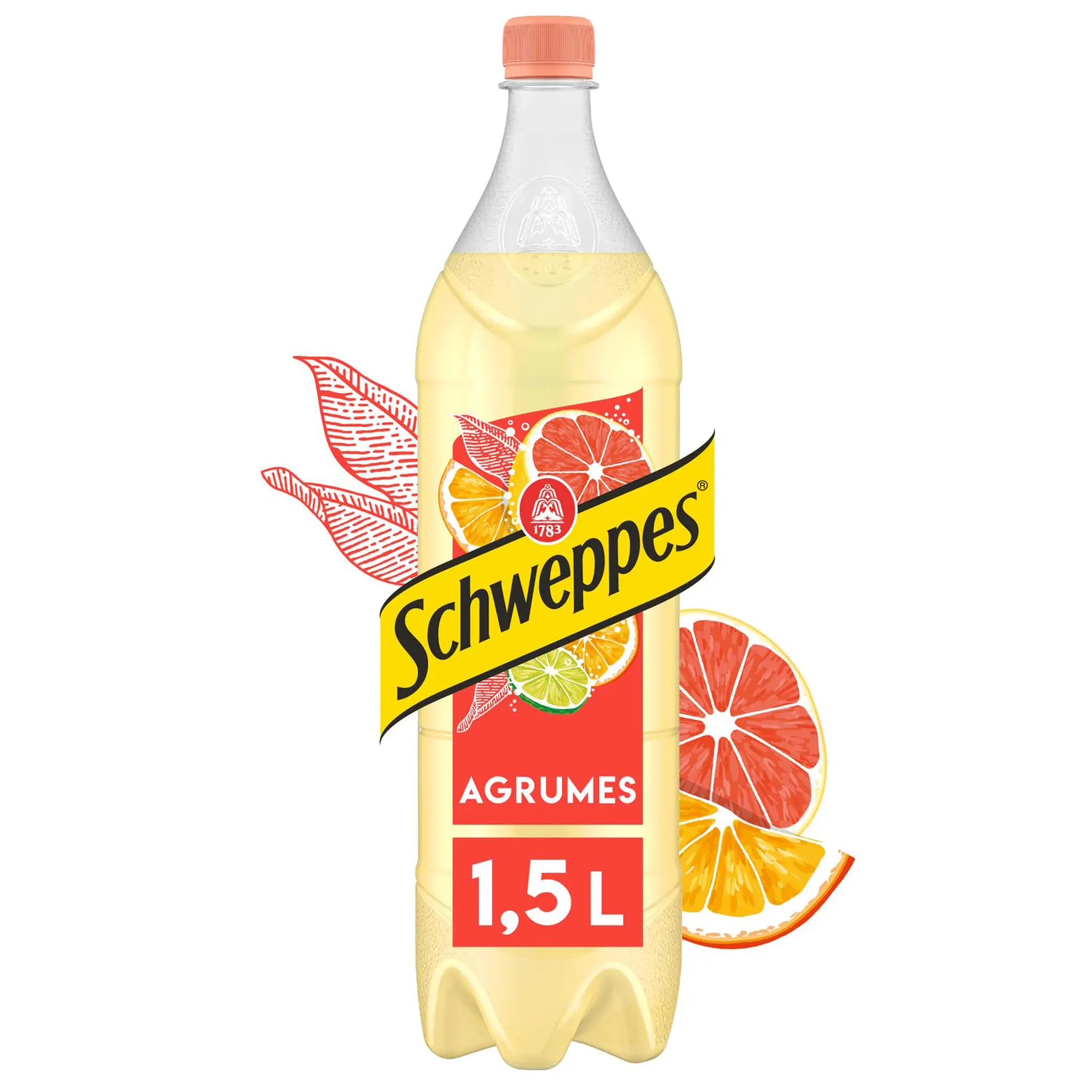 SCHWEPPES Boisson gazeuse saveur Agrumes