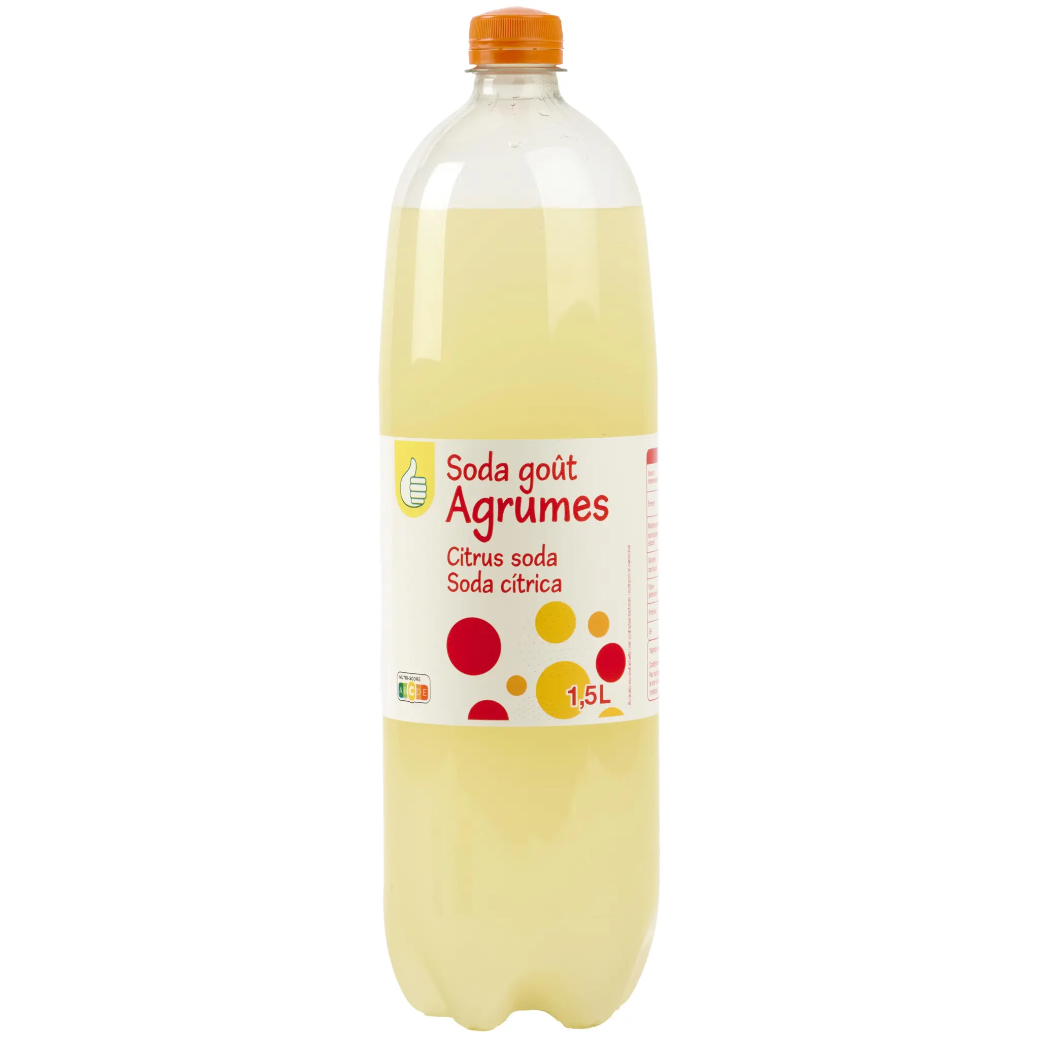 POUCE Boisson gazeuse goût agrumes
