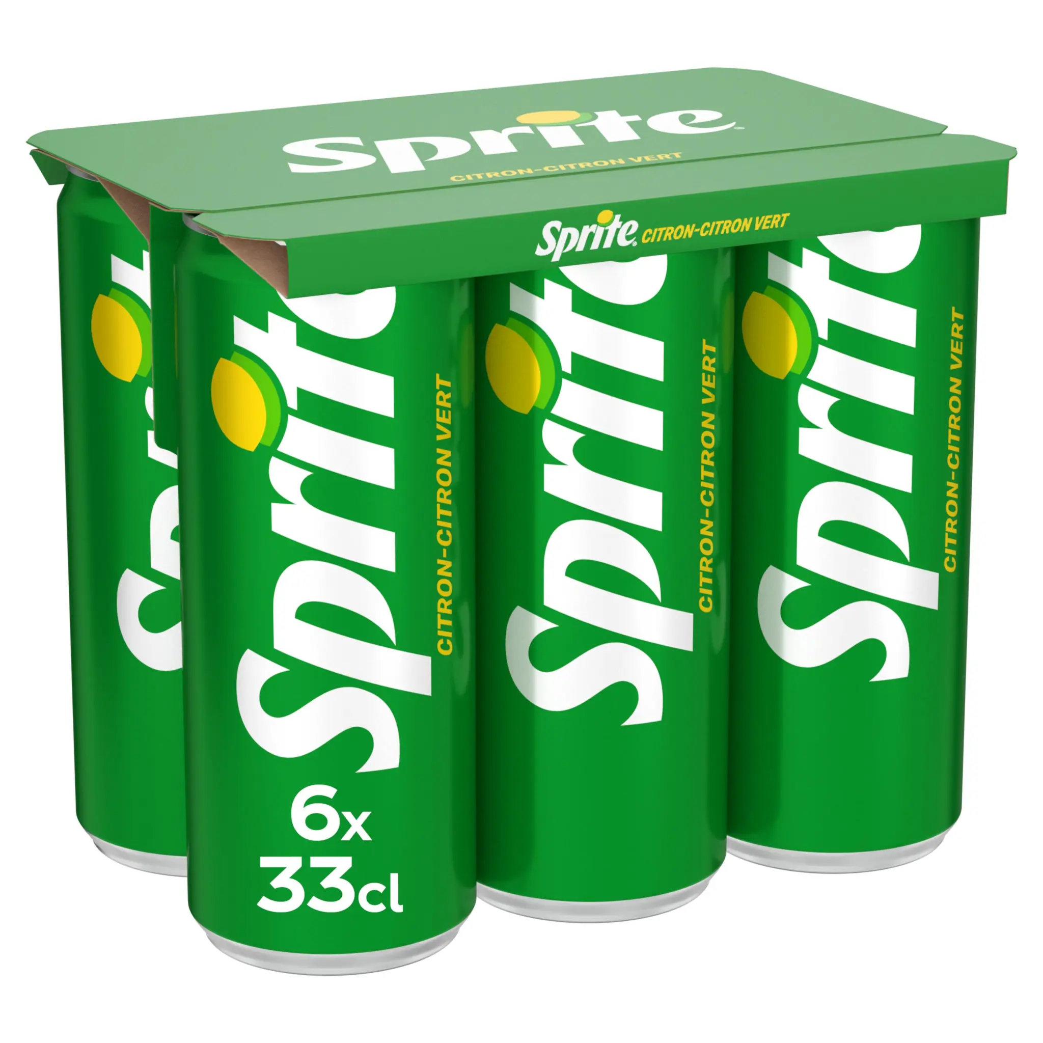 SPRITE Boisson gazeuse aux arômes naturels citron-citron vert boîtes