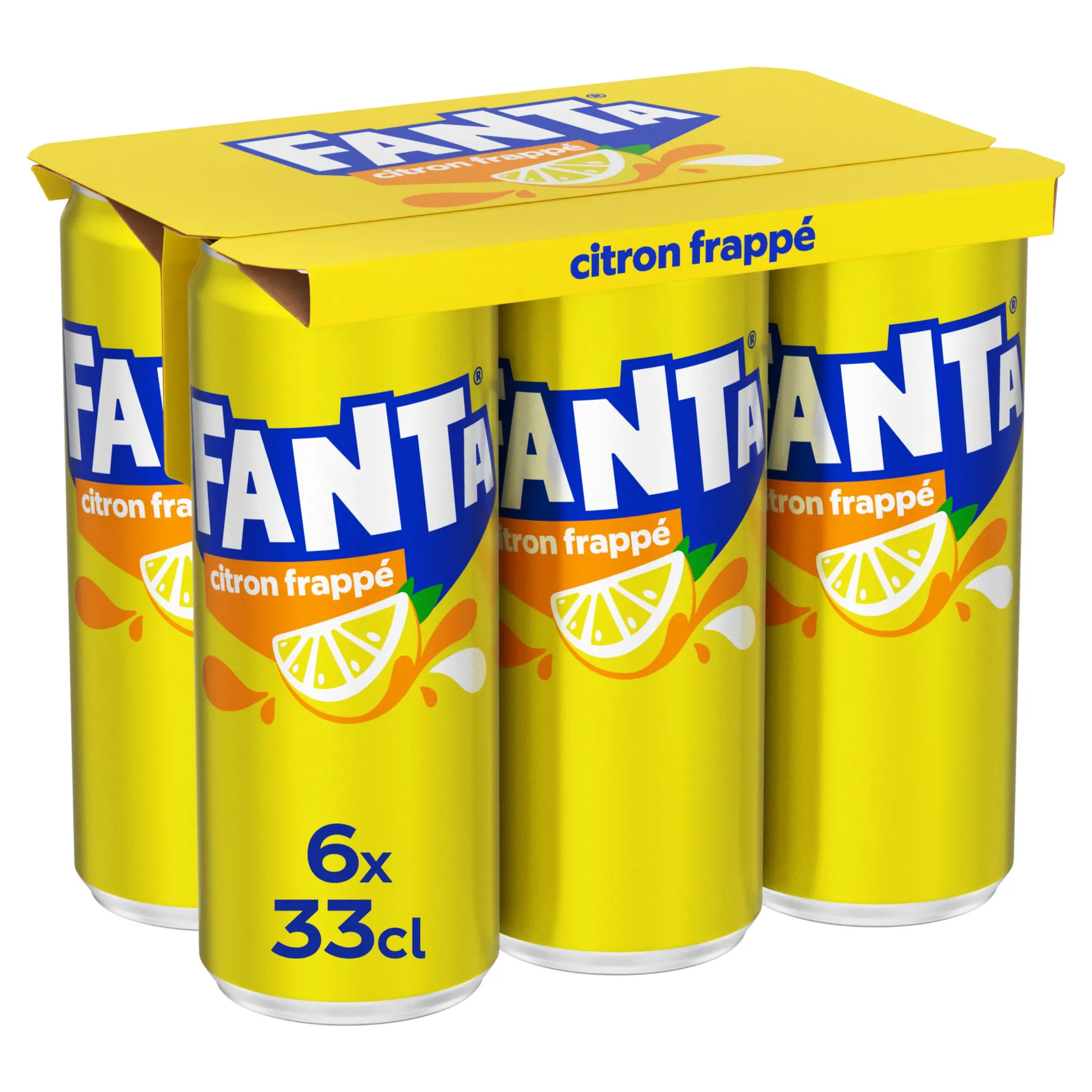 FANTA Boisson gazeuse aromatisée citron frappé boîtes