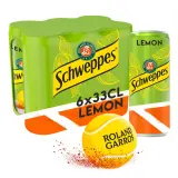 SCHWEPPES Boisson gazeuse saveur Citron boîtes slim