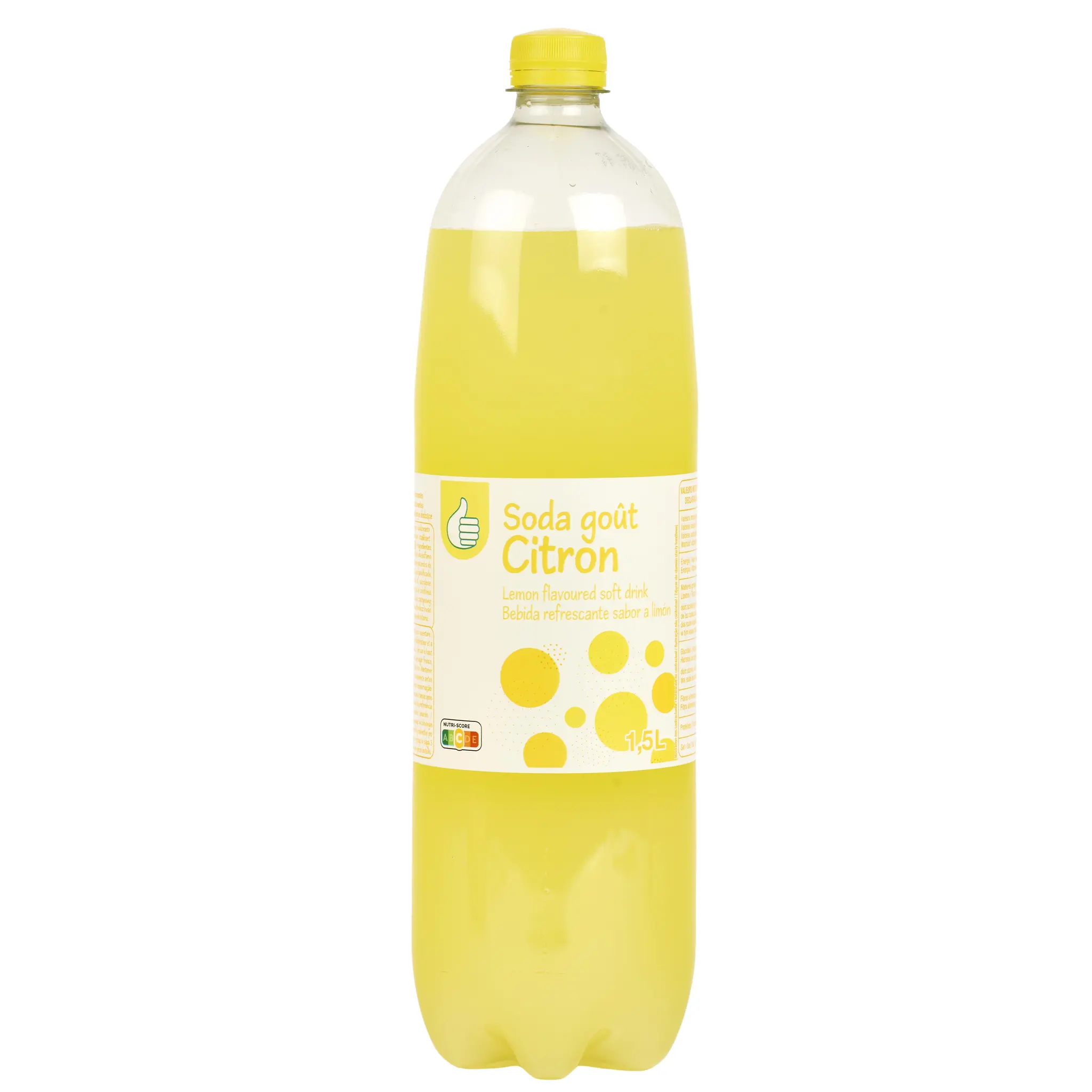 POUCE Boisson gazeuse goût citron