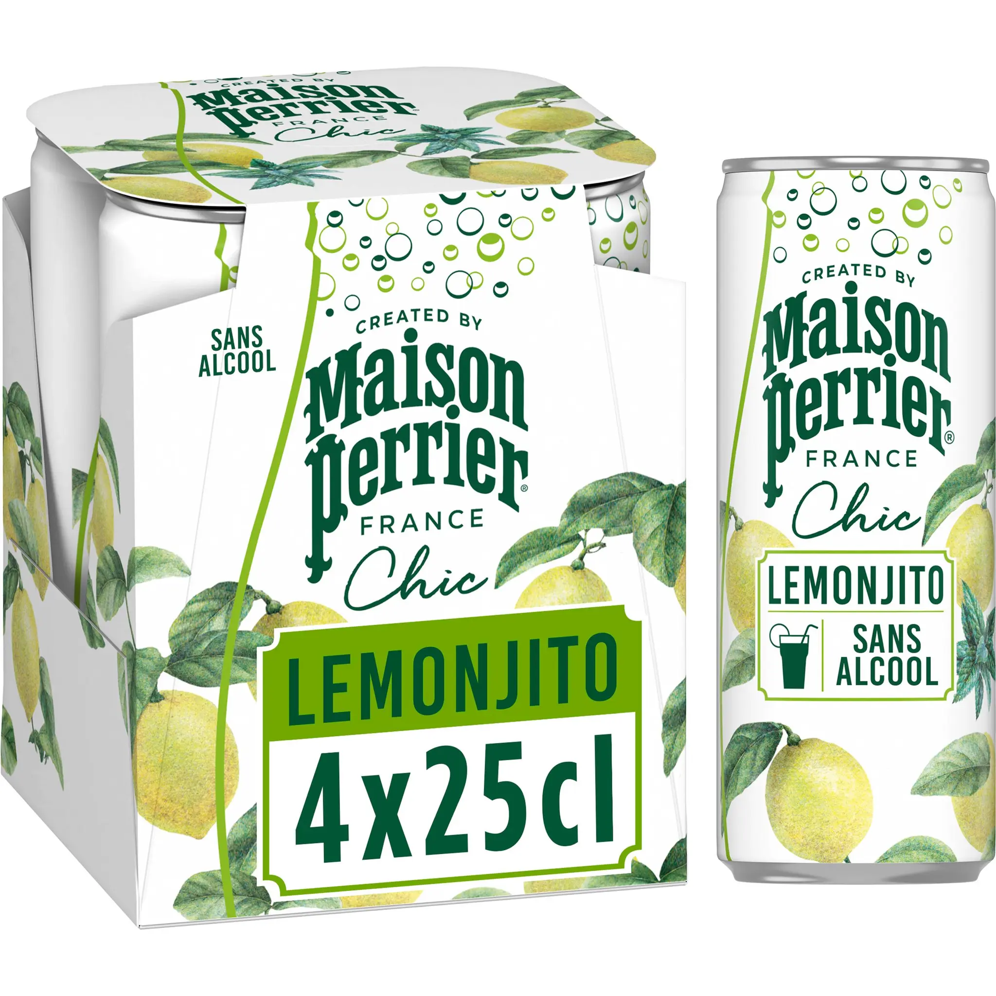 MAISON PERRIER Lemonjito Boisson gazeuse au jus de citron