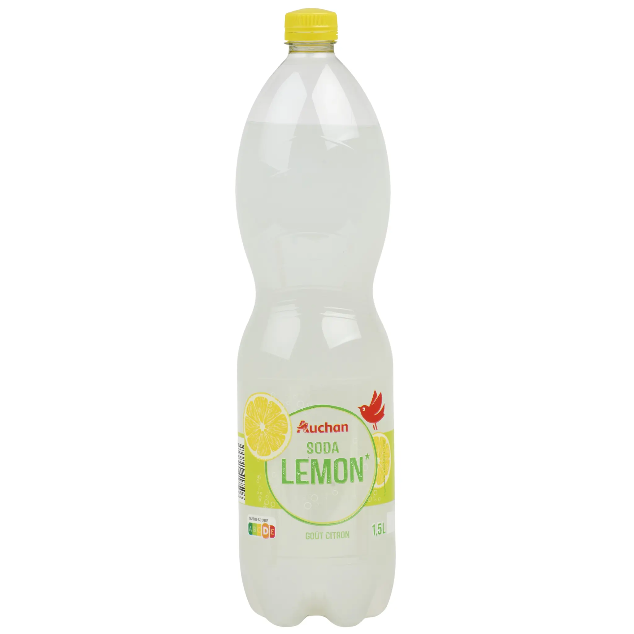 AUCHAN Soda lemon goût citron citron vert