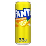 FANTA Boisson gazeuse aromatisée citron frappé boîte