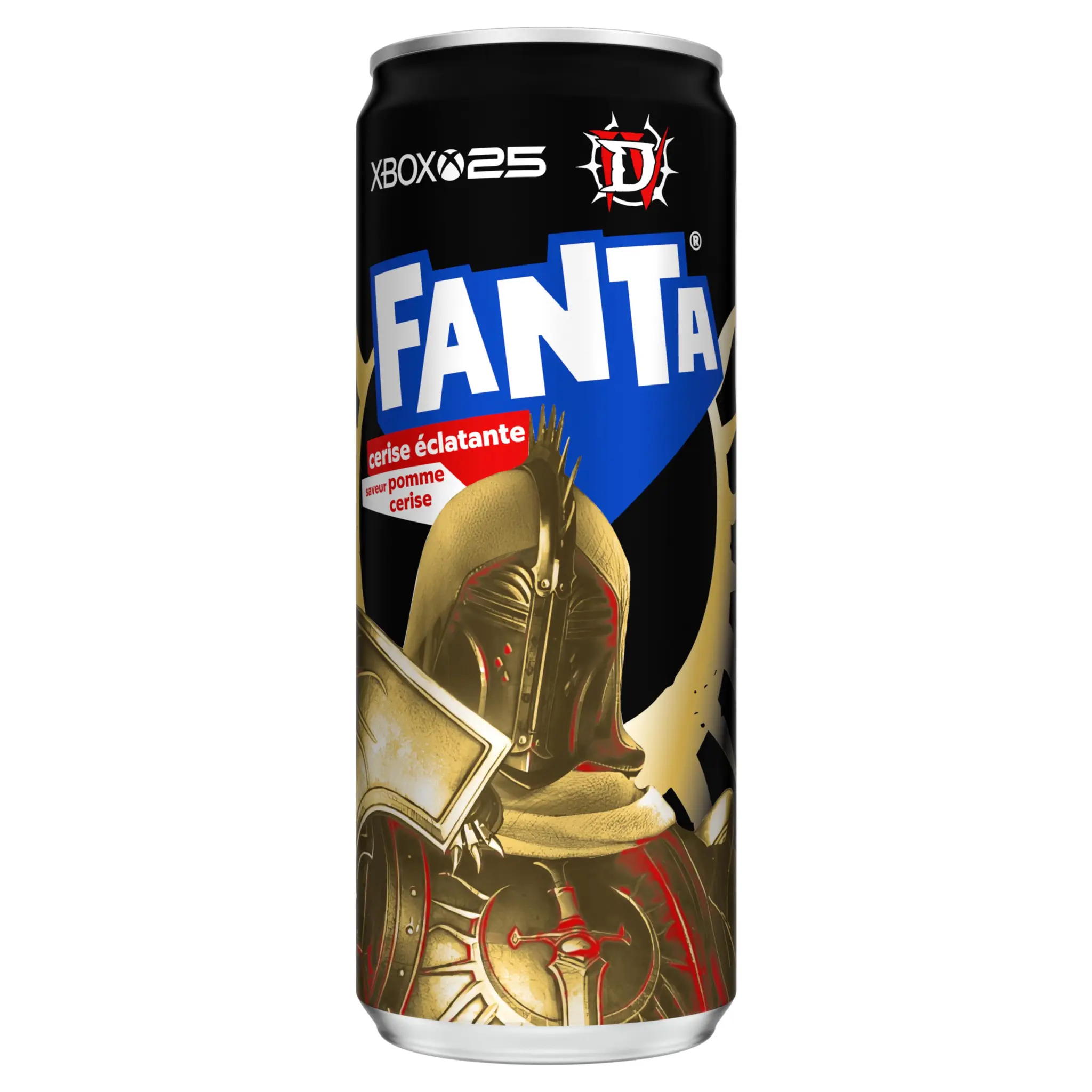 FANTA Boisson gazeuse saveur pomme cerise boîte