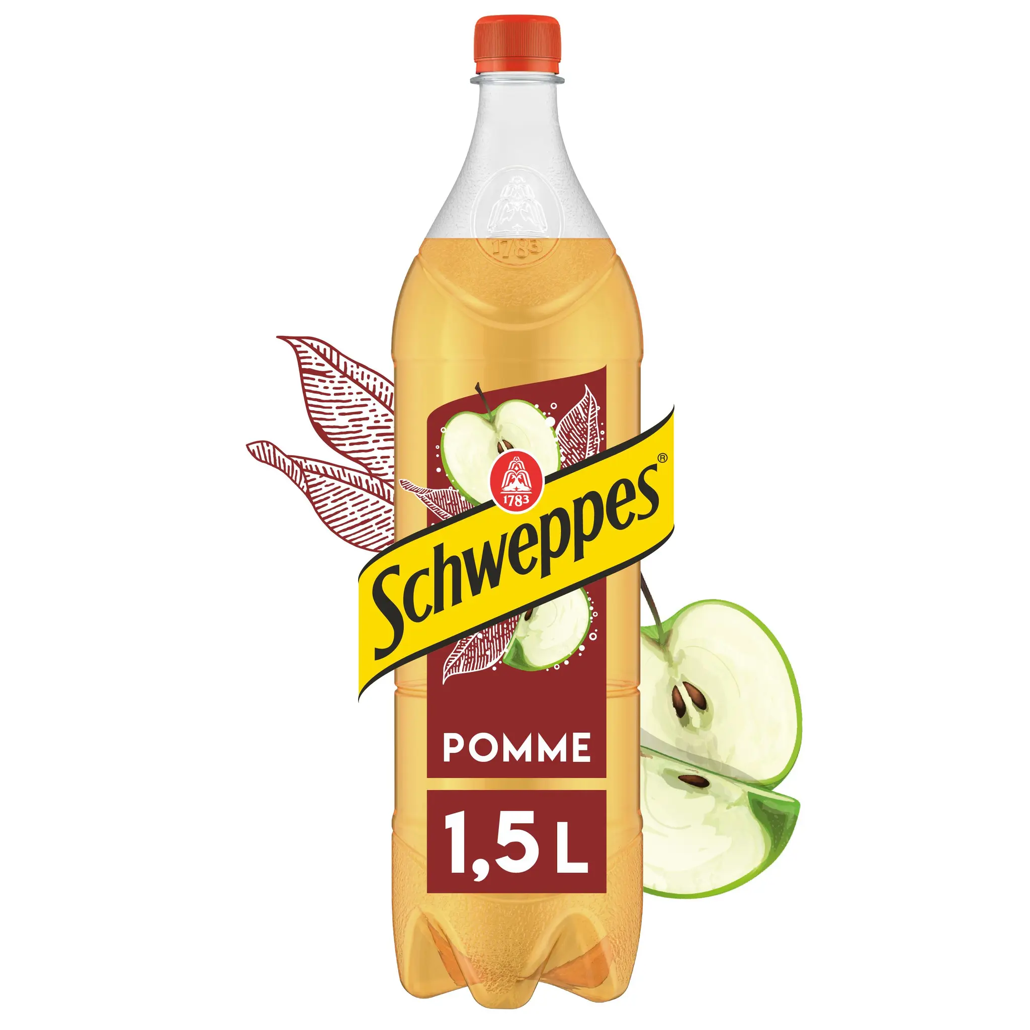 SCHWEPPES Boisson gazeuse saveur pomme