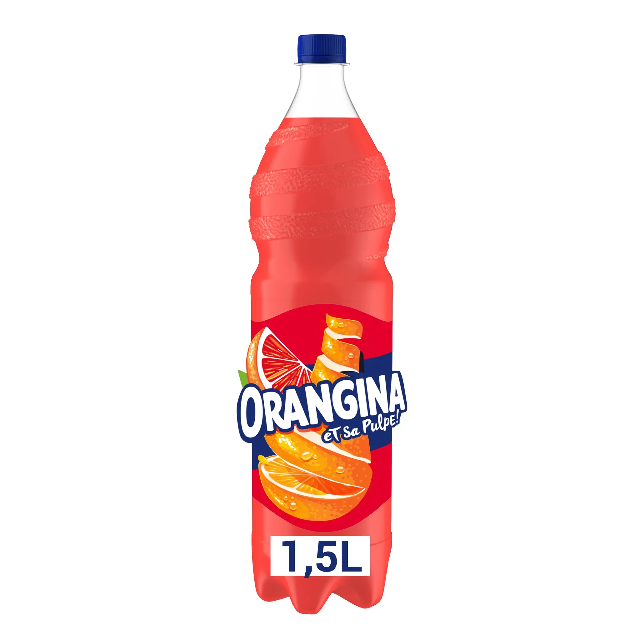 ORANGINA Boisson gazeuse à la pulpe de fruit rouge