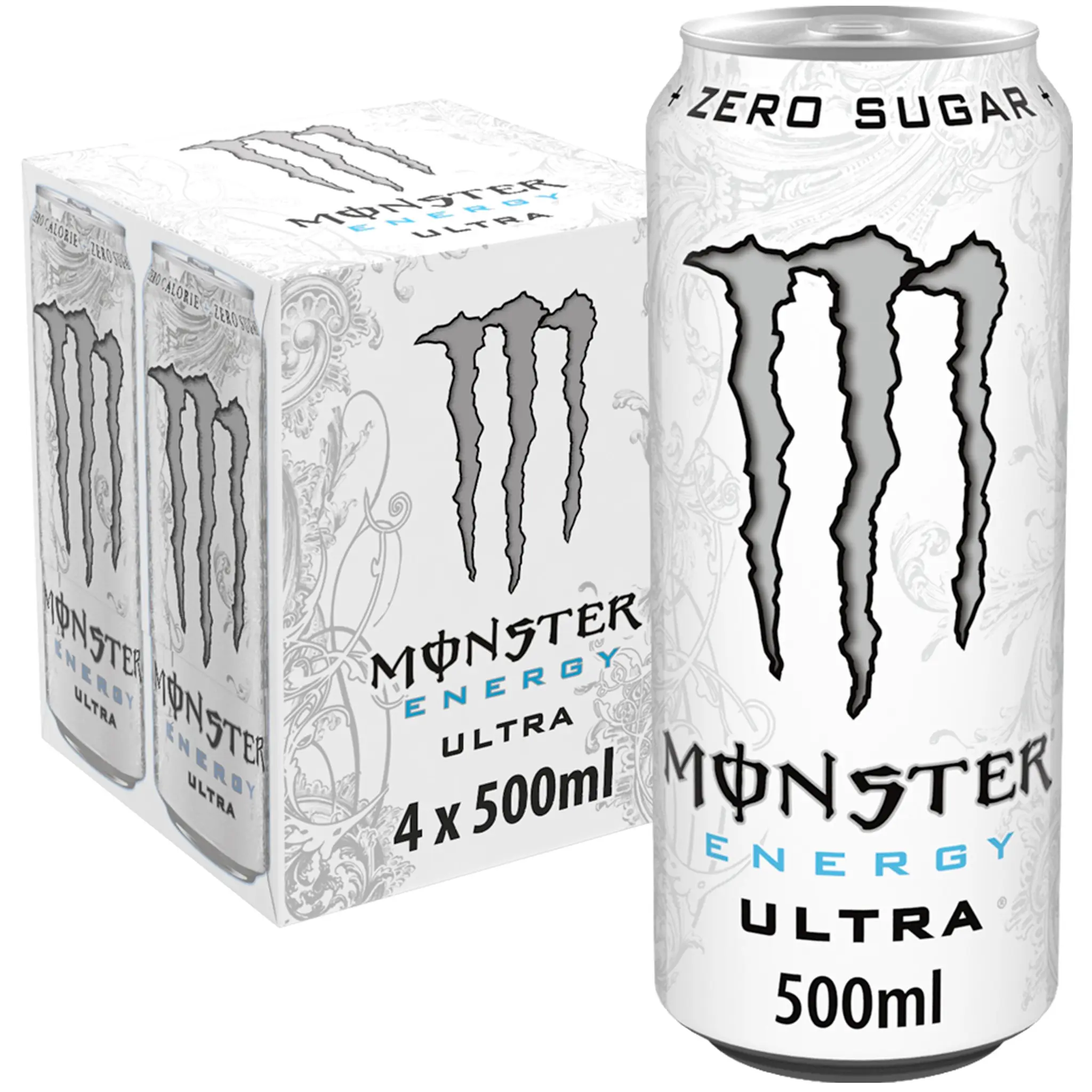 MONSTER Boisson énergisante gazeuse ultra sans sucre boîtes